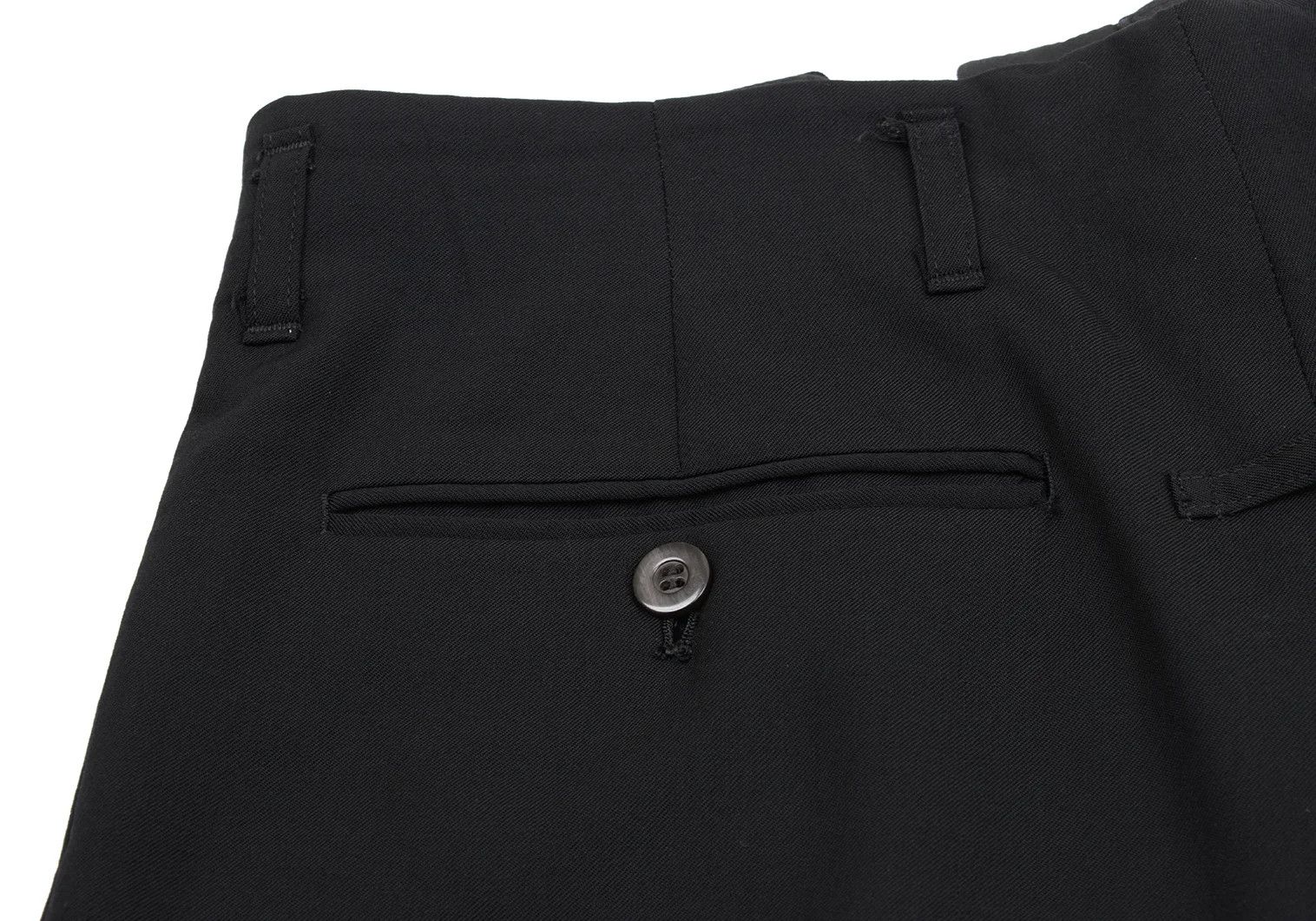 Jean Paul Gaultier Wool Tapered Pants in Black Size 50 Size US 34 / EU 50 - 16 Thumbnail