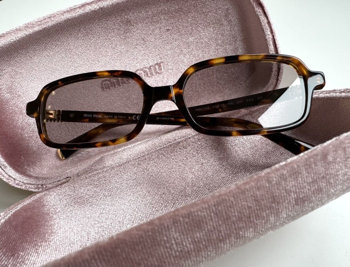 Miu Miu × Vintage NEW Miu Miu sunglasses MU 11ZS 14L-20I Size ONE SIZE - 4 Thumbnail