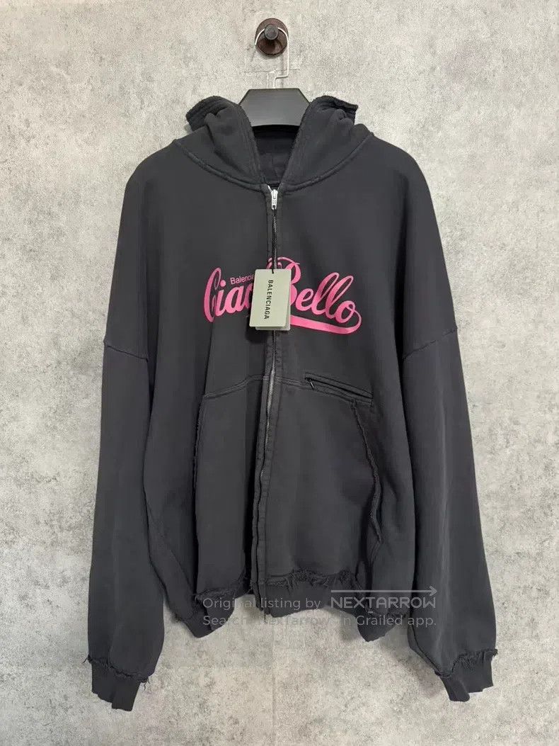 Balenciaga Balenciaga Zip Hoodie Size US XS / EU 42 / 0 - 1 Thumbnail