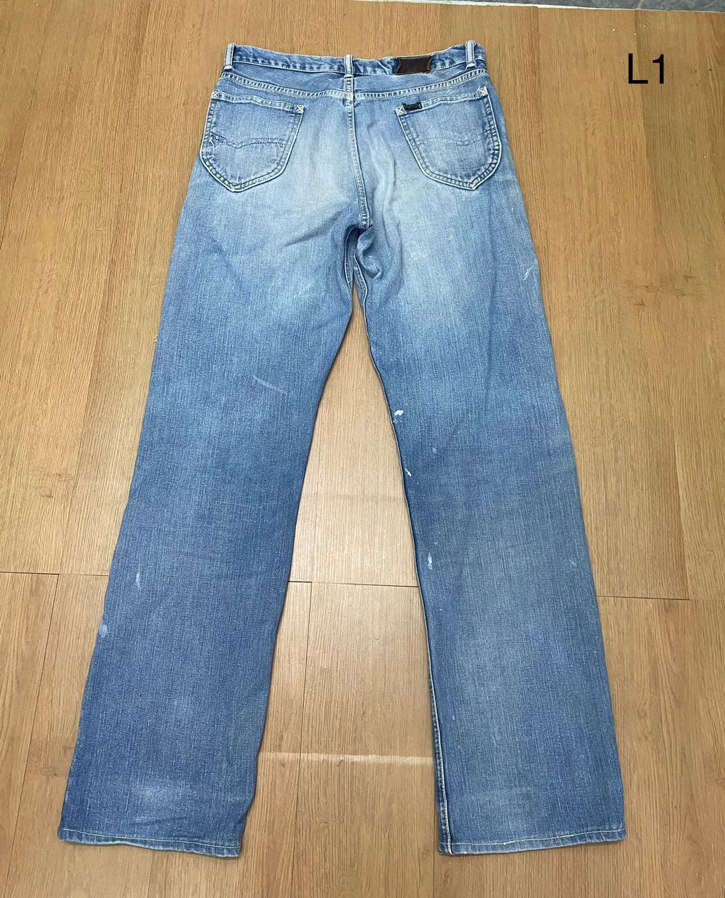 Lee Vintage Lee Riders Kurt Cobain Style Distressed Jeans Size US 32 / EU 48 - 2 Thumbnail