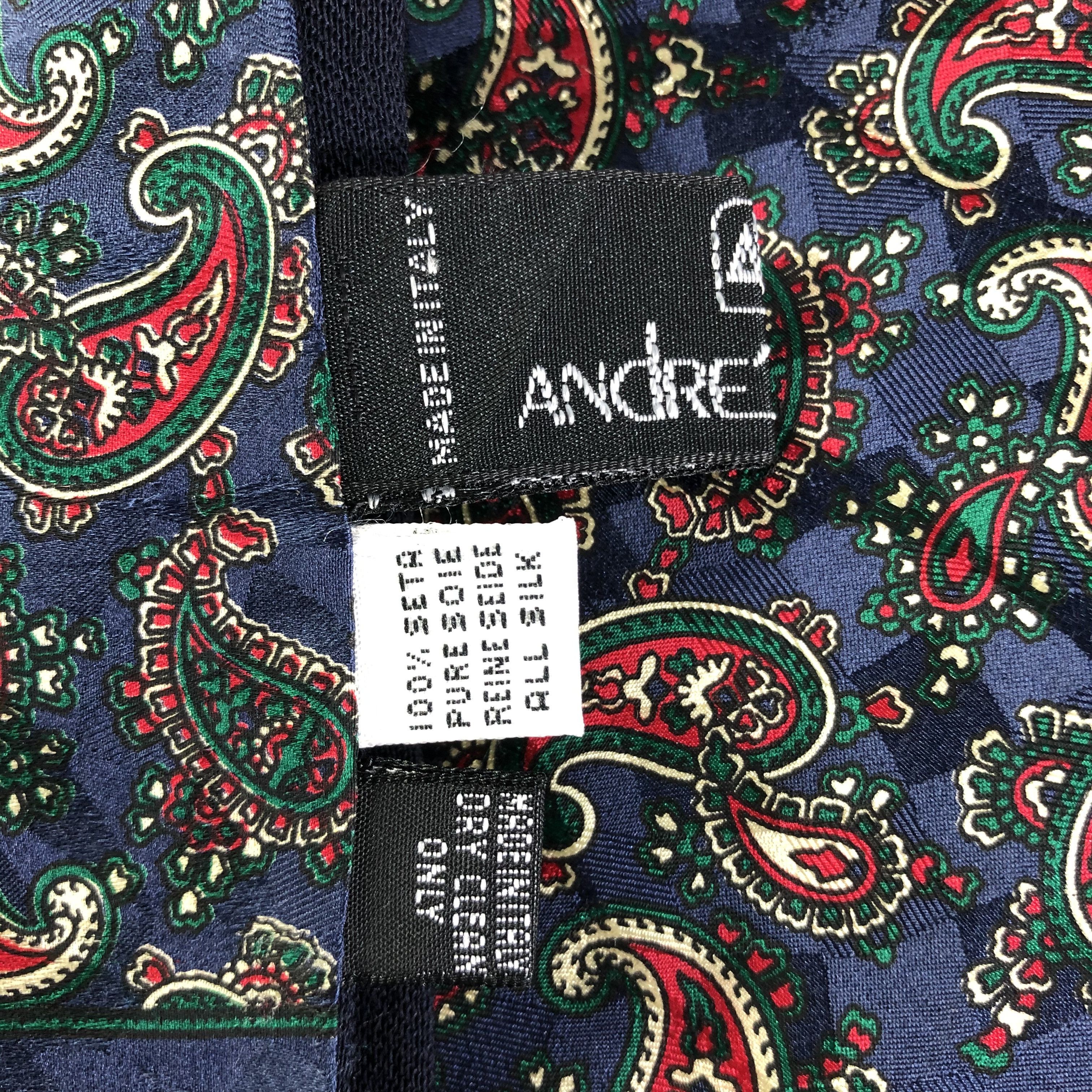 Vintage Vintage Andre Denis Silk Scarf Size ONE SIZE - 6 Thumbnail
