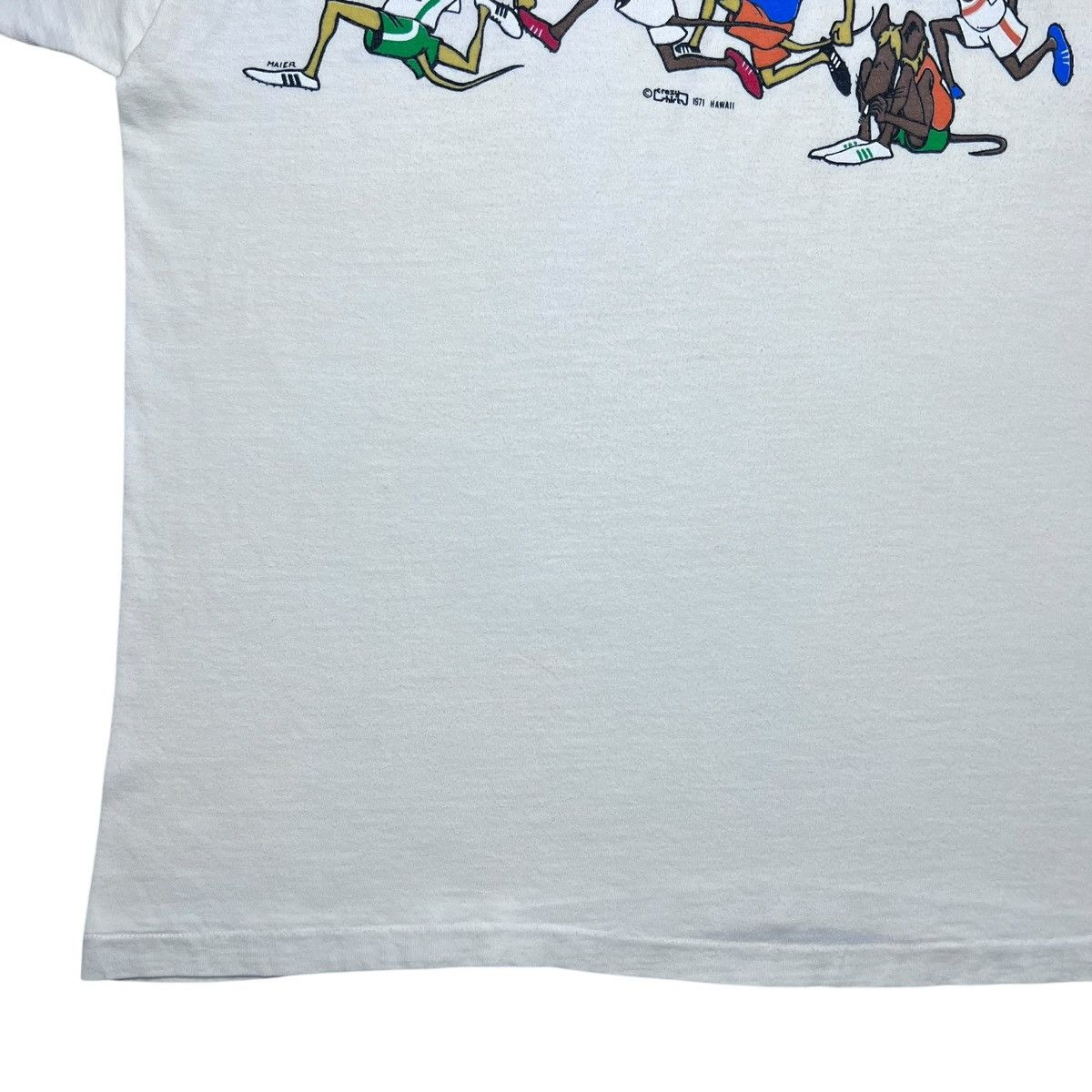 Other Vtg 1971 Rat Race Smoking Weed Crazy Shirts Hawaii T-Shirt Size US L / EU 52-54 / 3 - 16 Thumbnail
