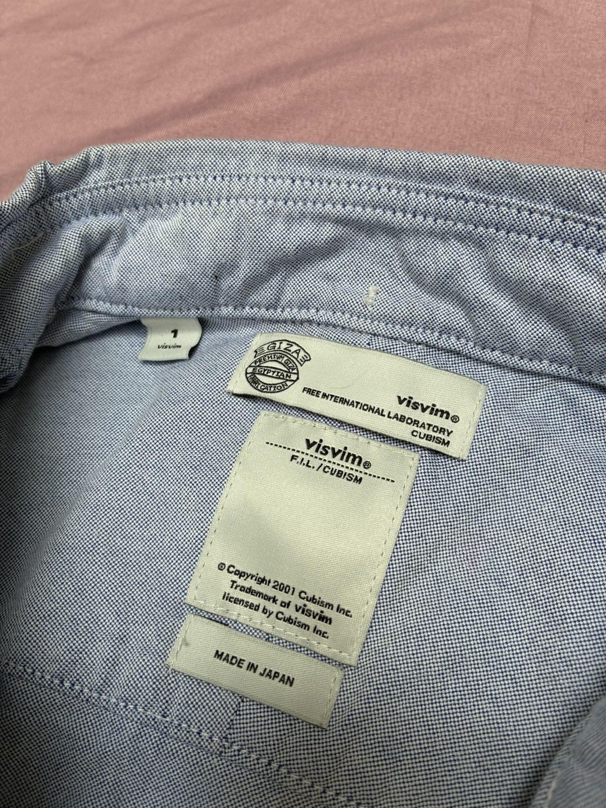 Visvim VISVIM CUBISM /FREE INTERNATION LABORATORY OCBD OXFORD SHIRT Size US M / EU 48-50 / 2 - 1 Thumbnail