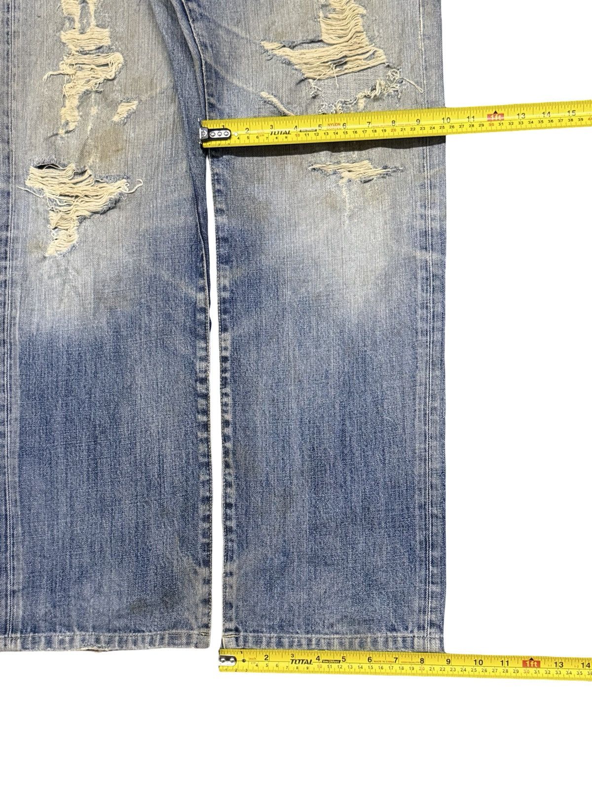 Uniqlo Vintage Uniqlo S-002 Japanese Market Jeans | Vintage Wash 35 Size US 35 - 16 Thumbnail