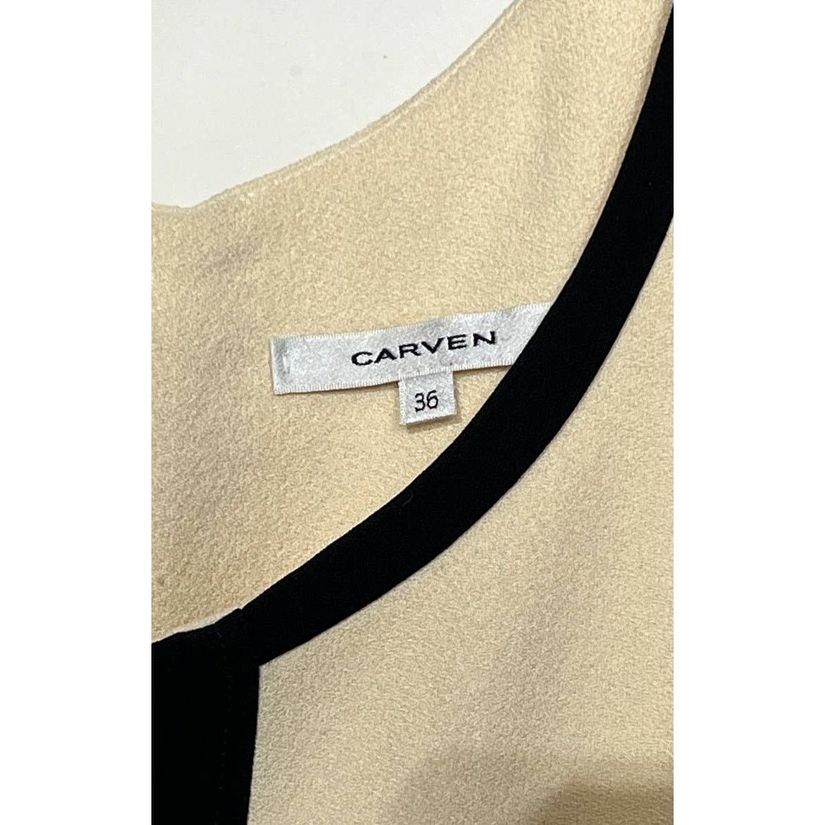 Carven Carven Women's Cotton Crepe Sleeveless Mini Dress Size 36 Size XS / US 0-2 / IT 36-38 - 3 Thumbnail