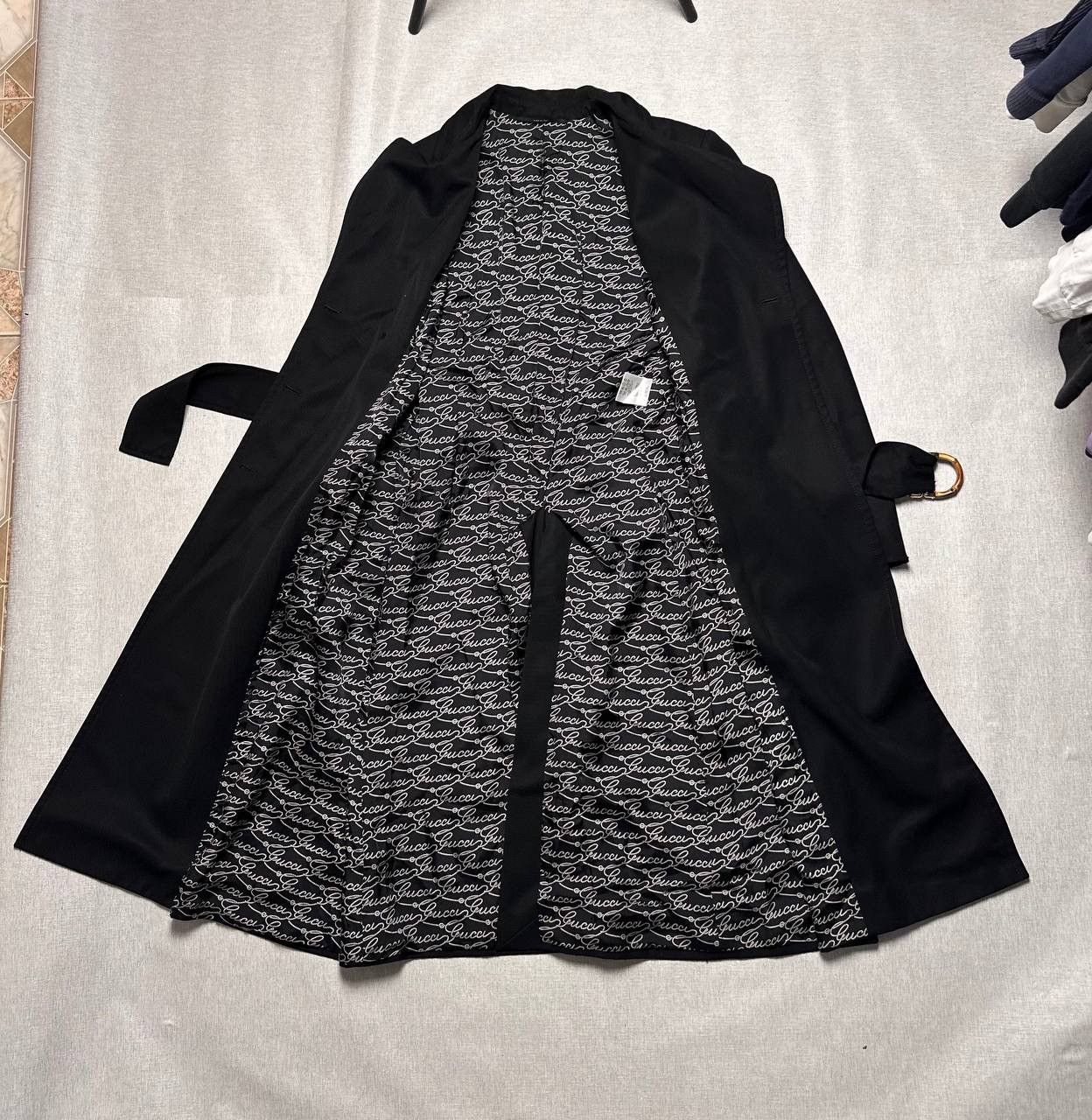 Gucci Archive Gucci Trench Coat with bamboo belt Size L / US 10 / IT 46 - 11 Thumbnail