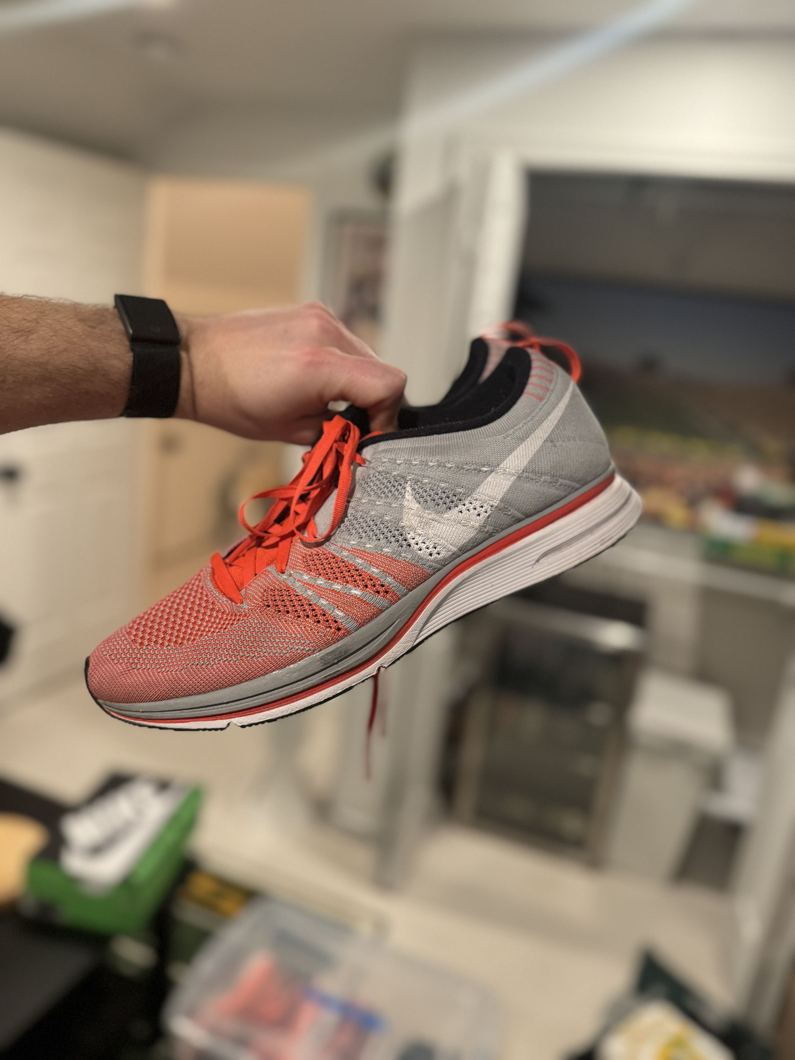 Nike Nike Flyknit Trainer+ 'Bright Crimson' size 11 Size US 11 / EU 44 - 1 Thumbnail