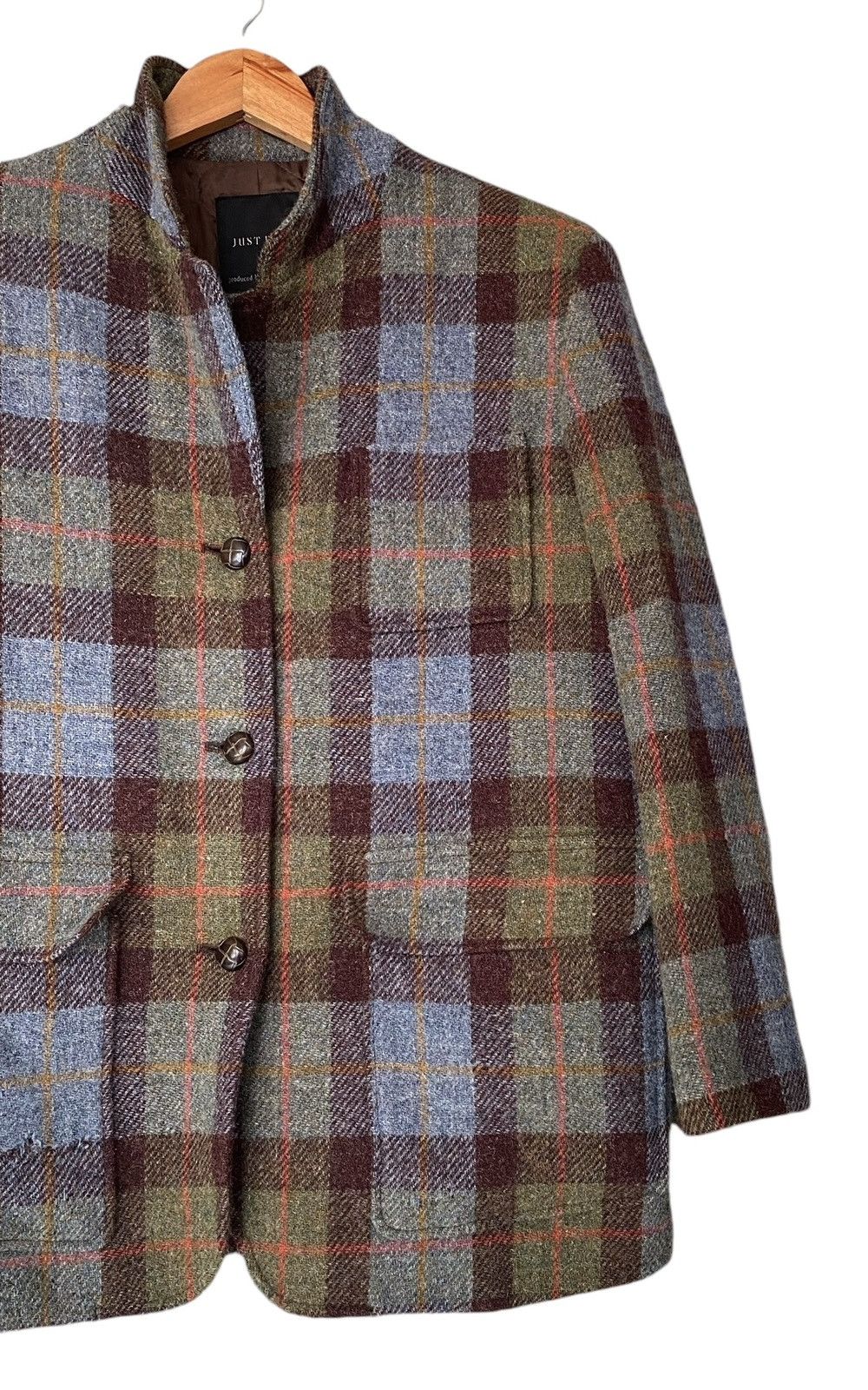 Harris Tweed Vintage HARISS TWEED Hand Woven Wool Blazers Size 42S - 2 Thumbnail
