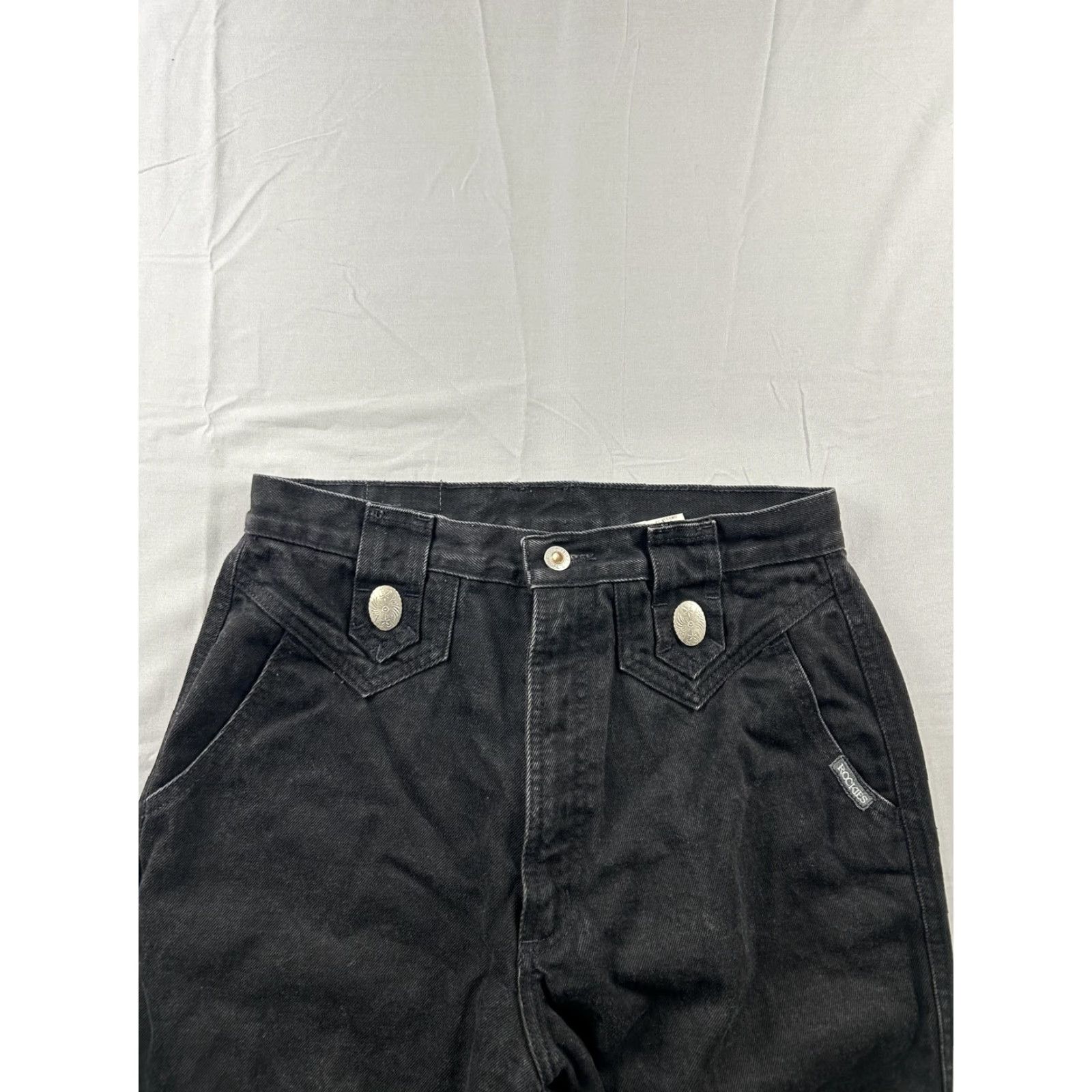 Vintage VINTAGE Rockies Jeans Womens 30X36 High Rise Western 90s Denim Concho Size 30" / US 8 / IT 44 - 3 Thumbnail