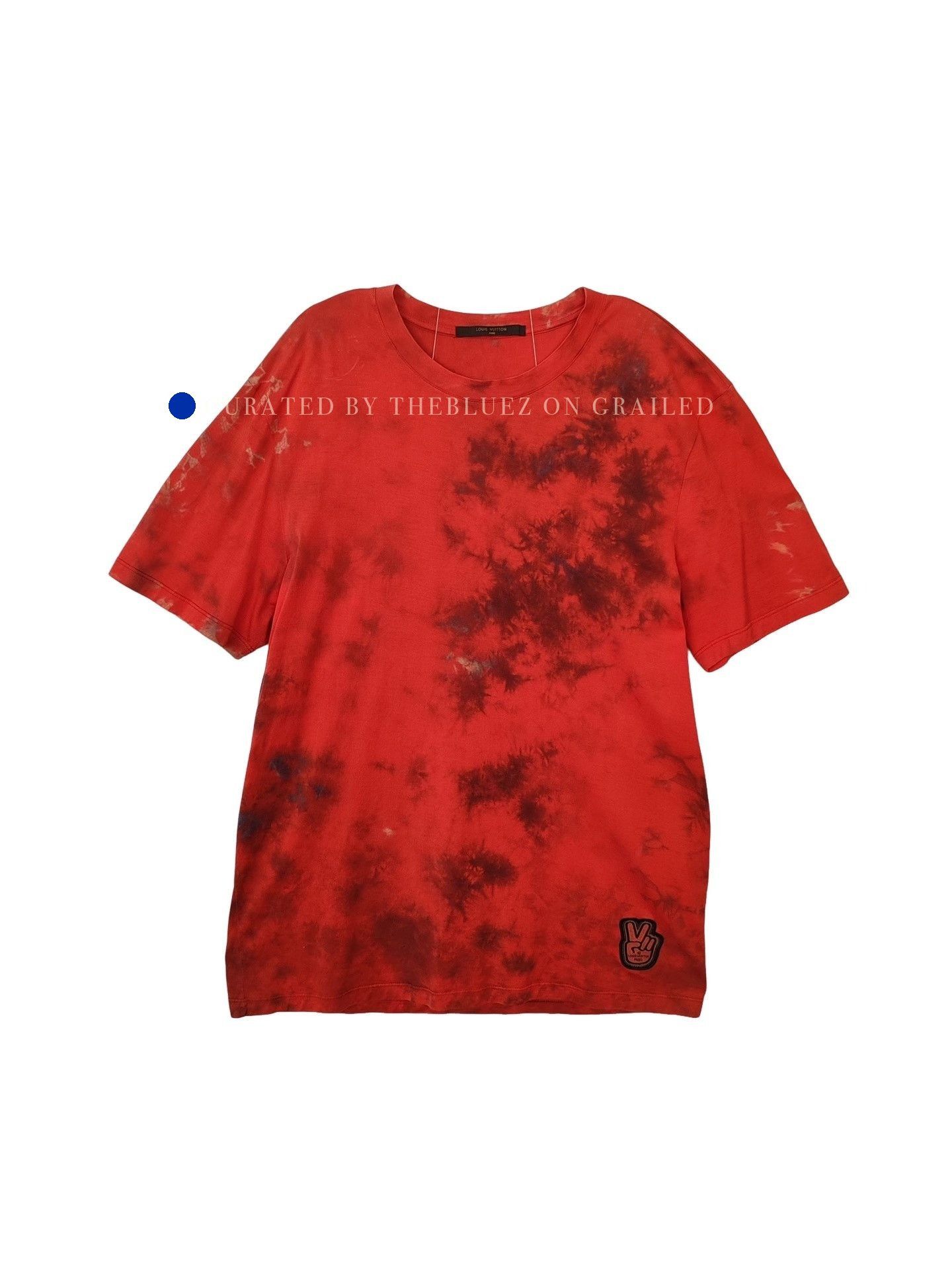 Louis Vuitton Red Tie-Dye Short Sleeve T-Shirt Size US M / EU 48-50 / 2 - 1 Thumbnail