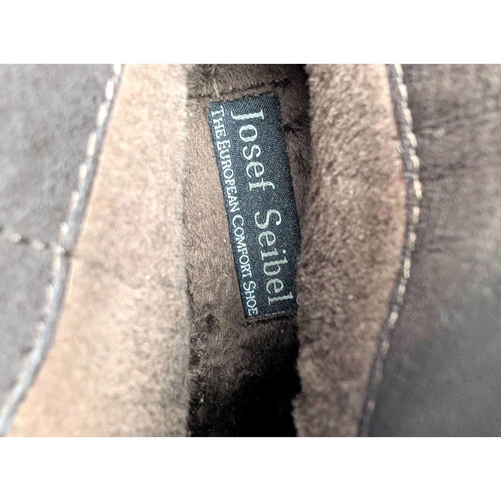 Vintage Josef Seibel Boots Womens 6.5 Brown Leather Strappy Ankle Bootie Block Heel Shoe Size US 7 / IT 37 - 6 Thumbnail