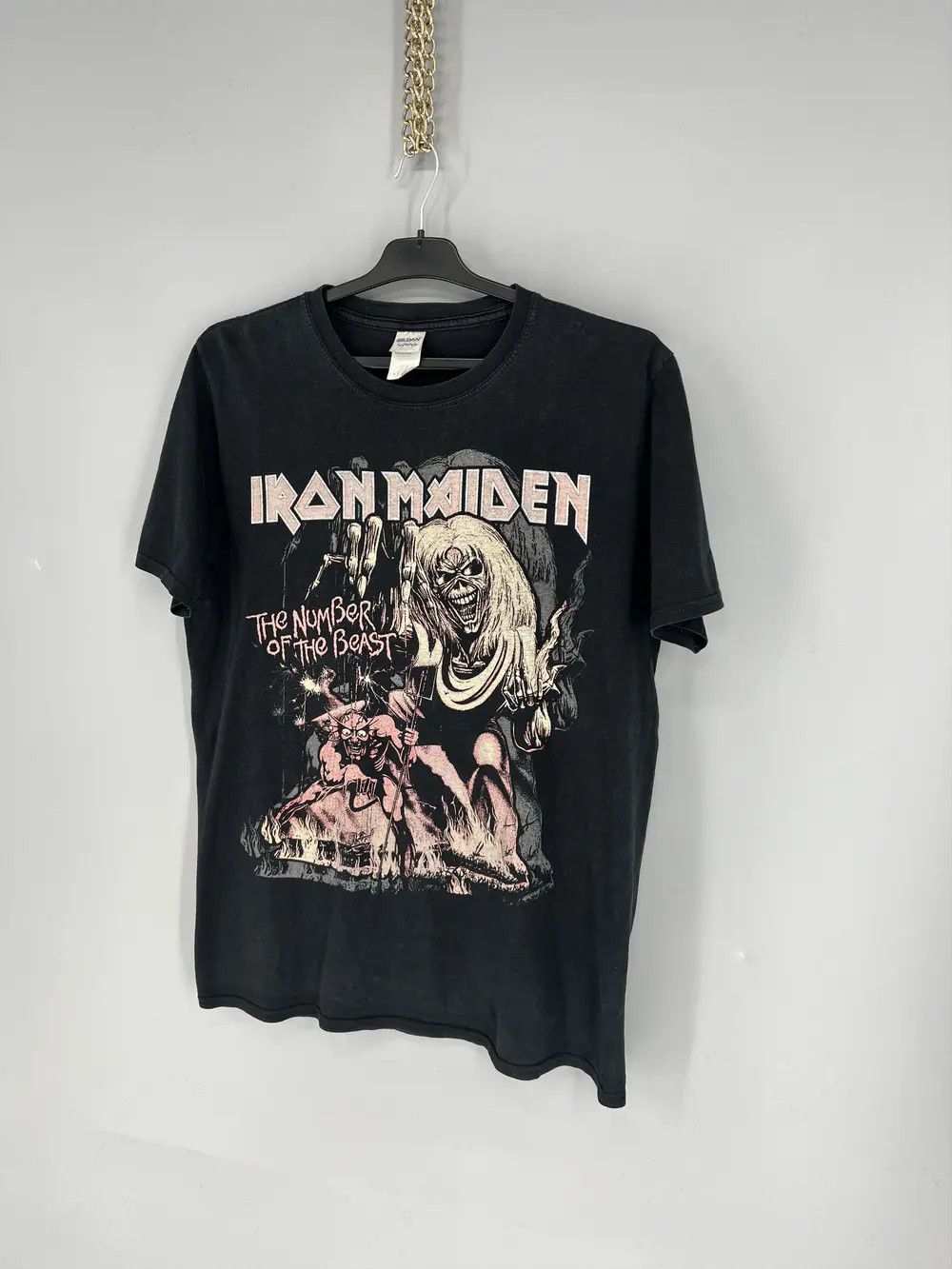 Band Tees Vintage Y2K Iron Maiden Face Horror Tee Band Rock T Shirt Size US M / EU 48-50 / 2 - 3 Thumbnail