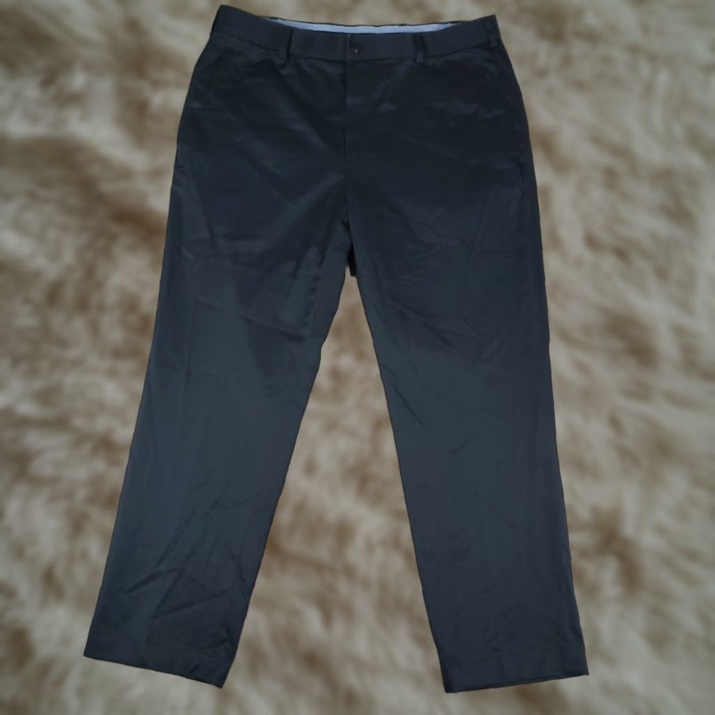 Brooks Brothers Brooks Brothers Pants Mens 36x30 Blue Flat Front Chino Trousers Size US 36 / EU 52 - 1 Thumbnail