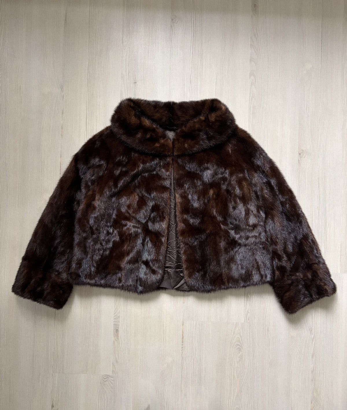 Luxe Ellis Barker Furs Chester Mink Cropped Short Coat Size M / US 6-8 / IT 42-44 - 2 Thumbnail