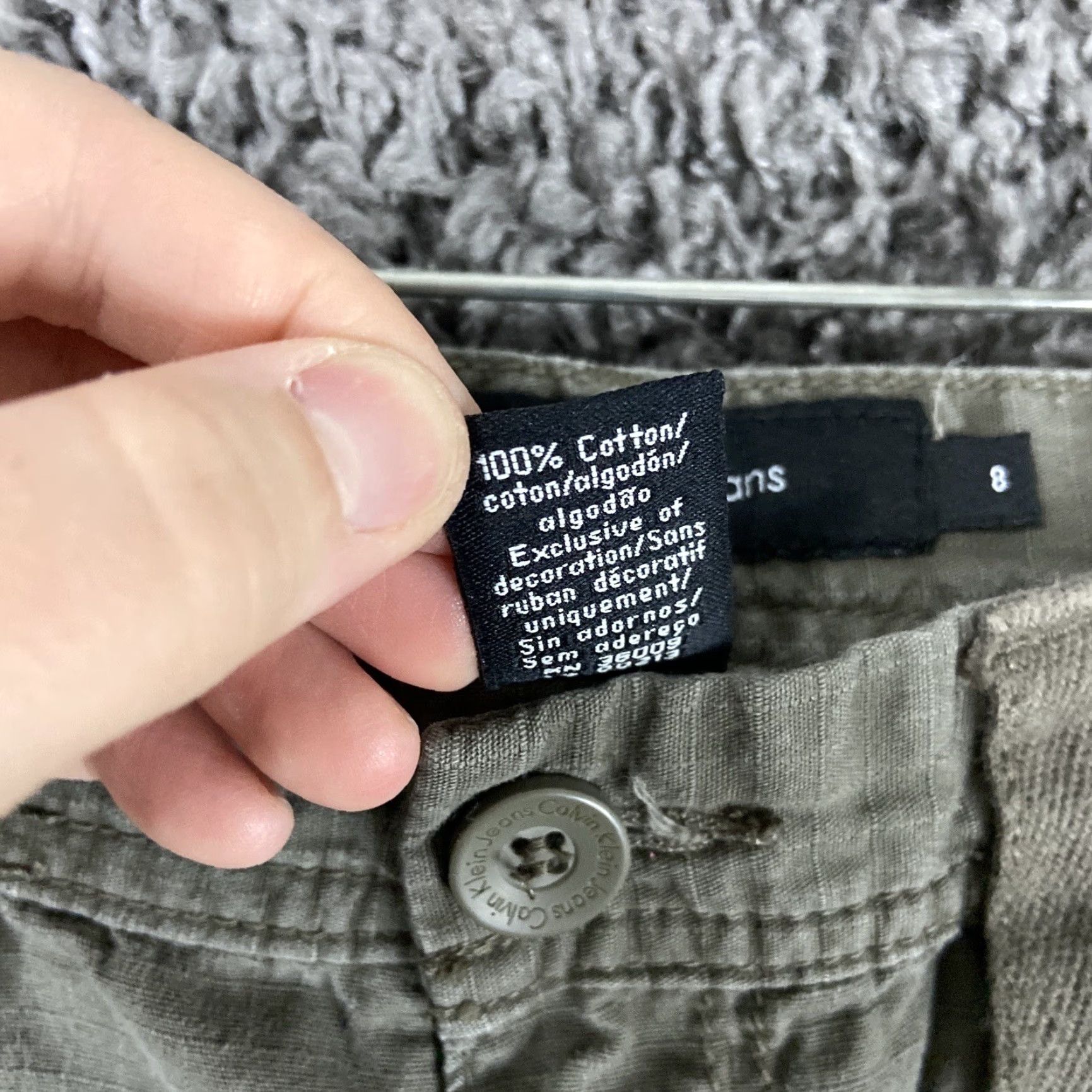 Calvin Klein Calvin Klein Jeans Shorts Bermuda Women Gray 8 Size 30" / US 8 / IT 44 - 6 Thumbnail