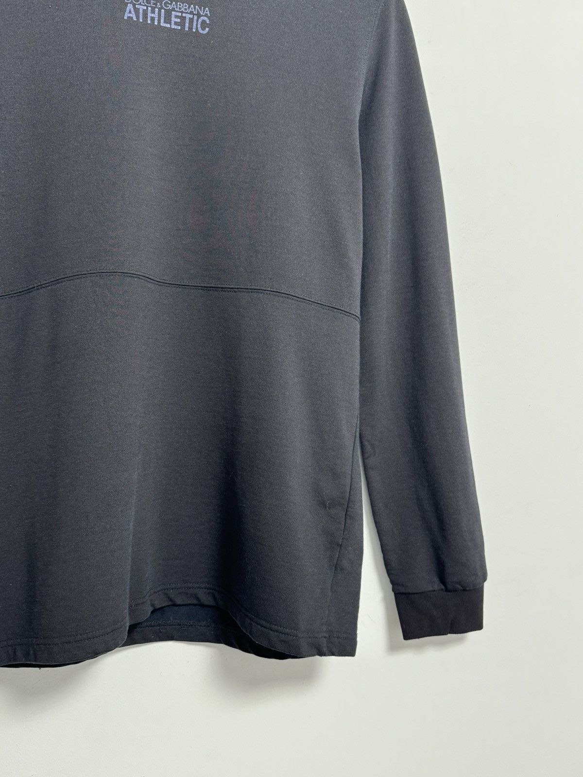 Dolce & Gabbana Dolce & Gabbana Athletic Black Long Sleeve Crew Neck Shirt Size US M / EU 48-50 / 2 - 3 Thumbnail
