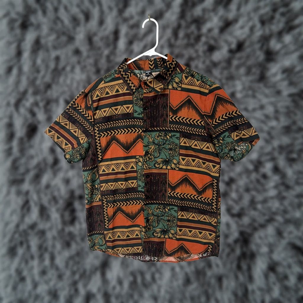 Folk Manfinity Shirt Men XL Southwest Tribal Boho Aztec Festival Folk Art Art To Wear Size US XL / EU 56 / 4 - 1 Thumbnail