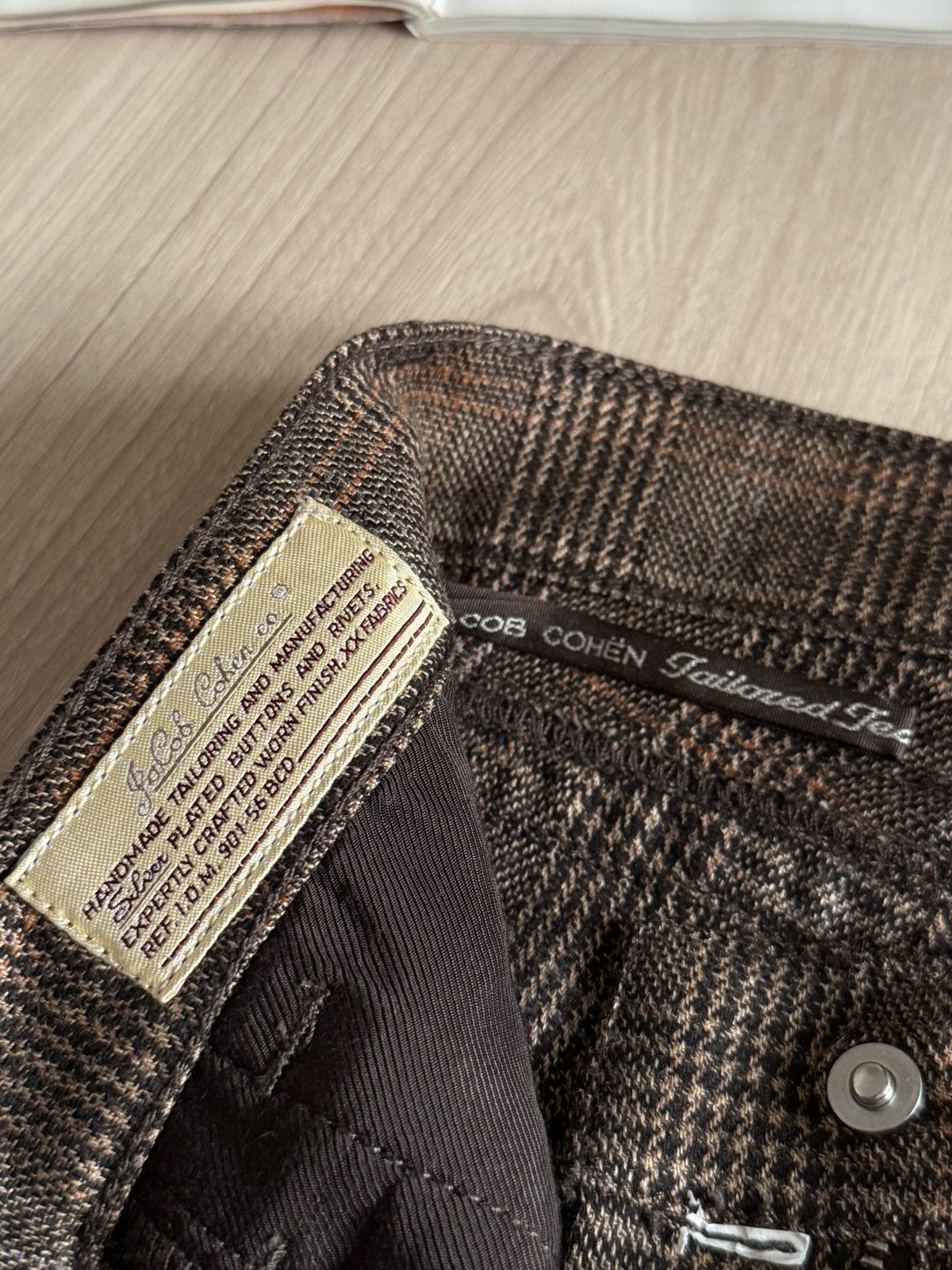 Jacob Cohen Vintage RARE Jacob Cohen Wool Pants 90s Size 27" / US 4 / IT 40 - 11 Thumbnail