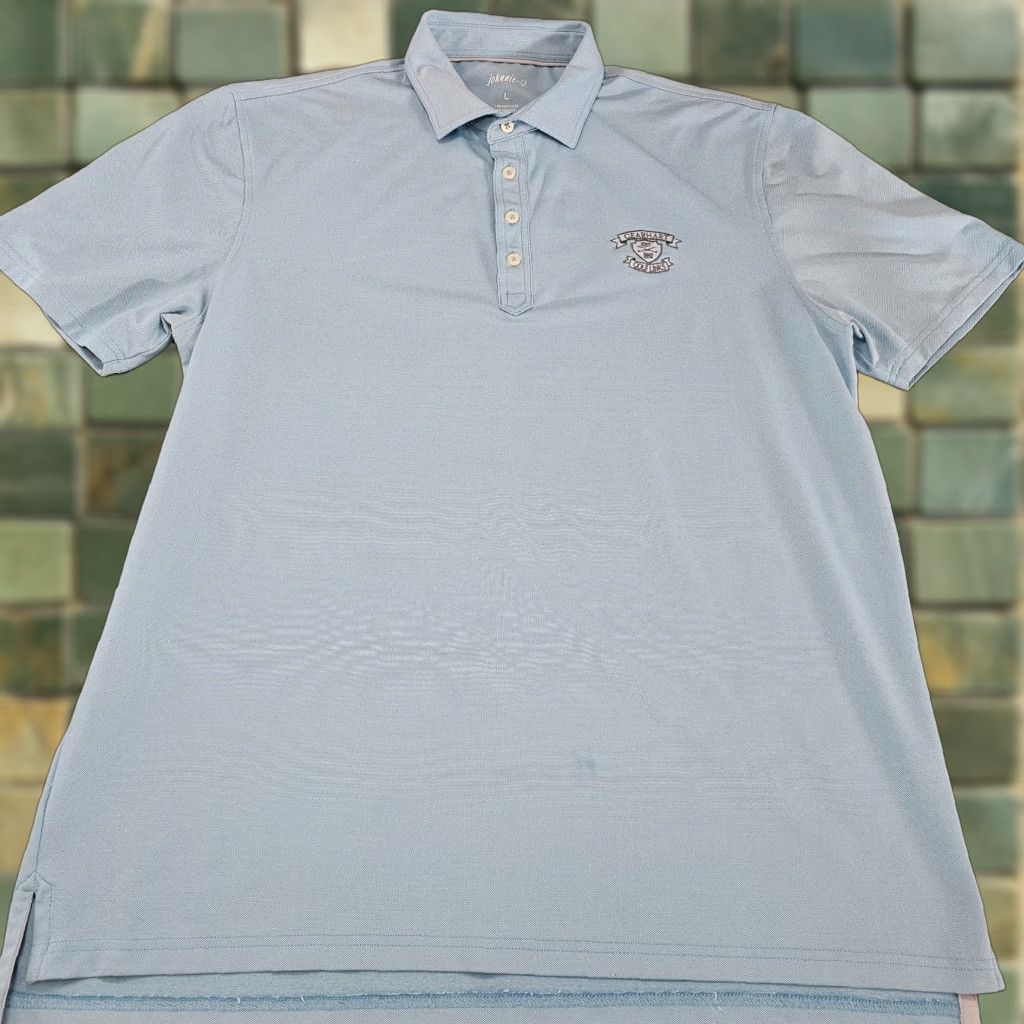 johnnie-O johnnie-O Polo Shirt Mens L Blue Performance Golf Short Sleeve UPF Moisture Wicking Quick Dry Stretch Breathable All Seasons UV Protection Regular Size US L / EU 52-54 / 3 - 1 Thumbnail