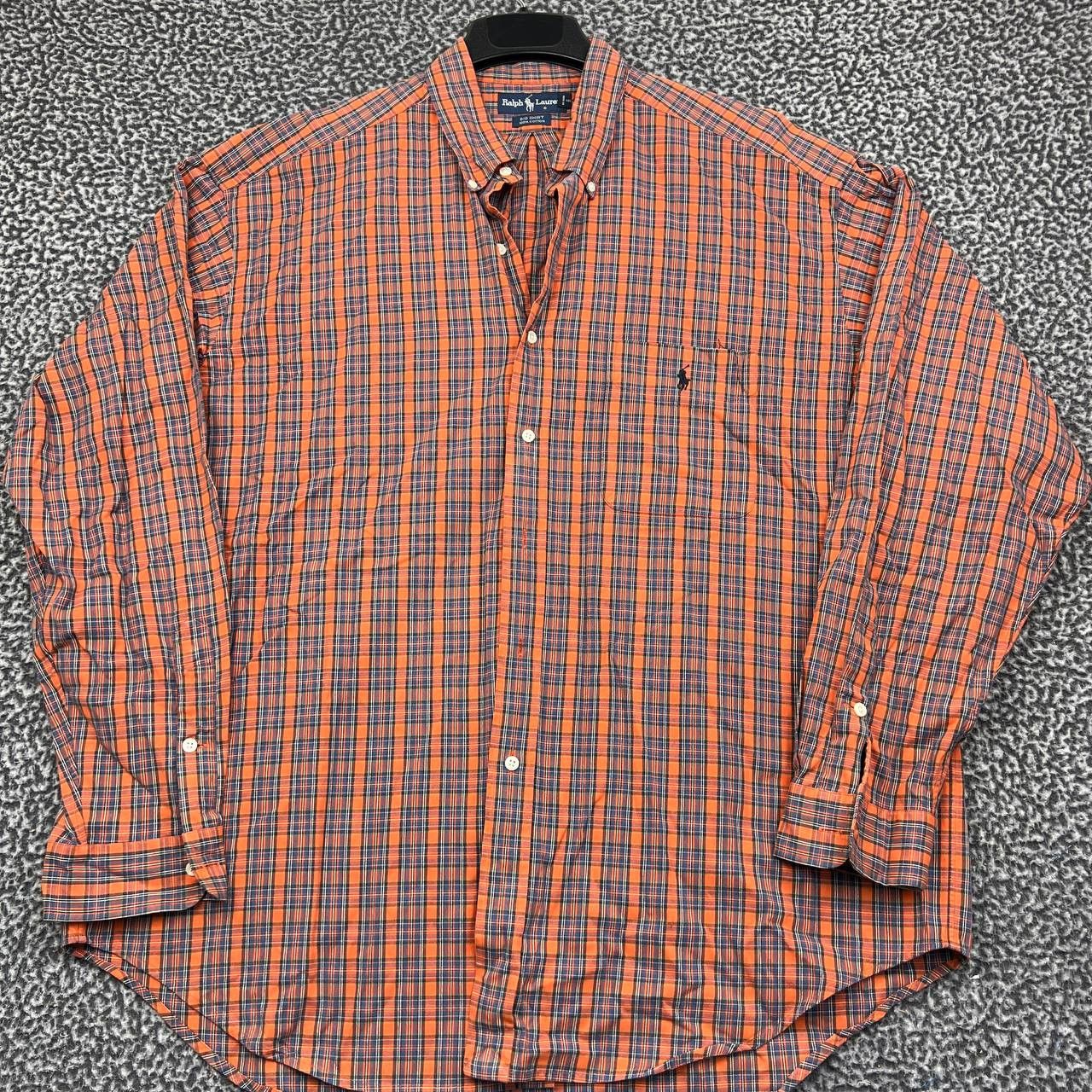 Ralph Lauren Vintage Ralph Lauren Button Down Big Shirt Men XL Plaid Size US XL / EU 56 / 4 - 1 Thumbnail