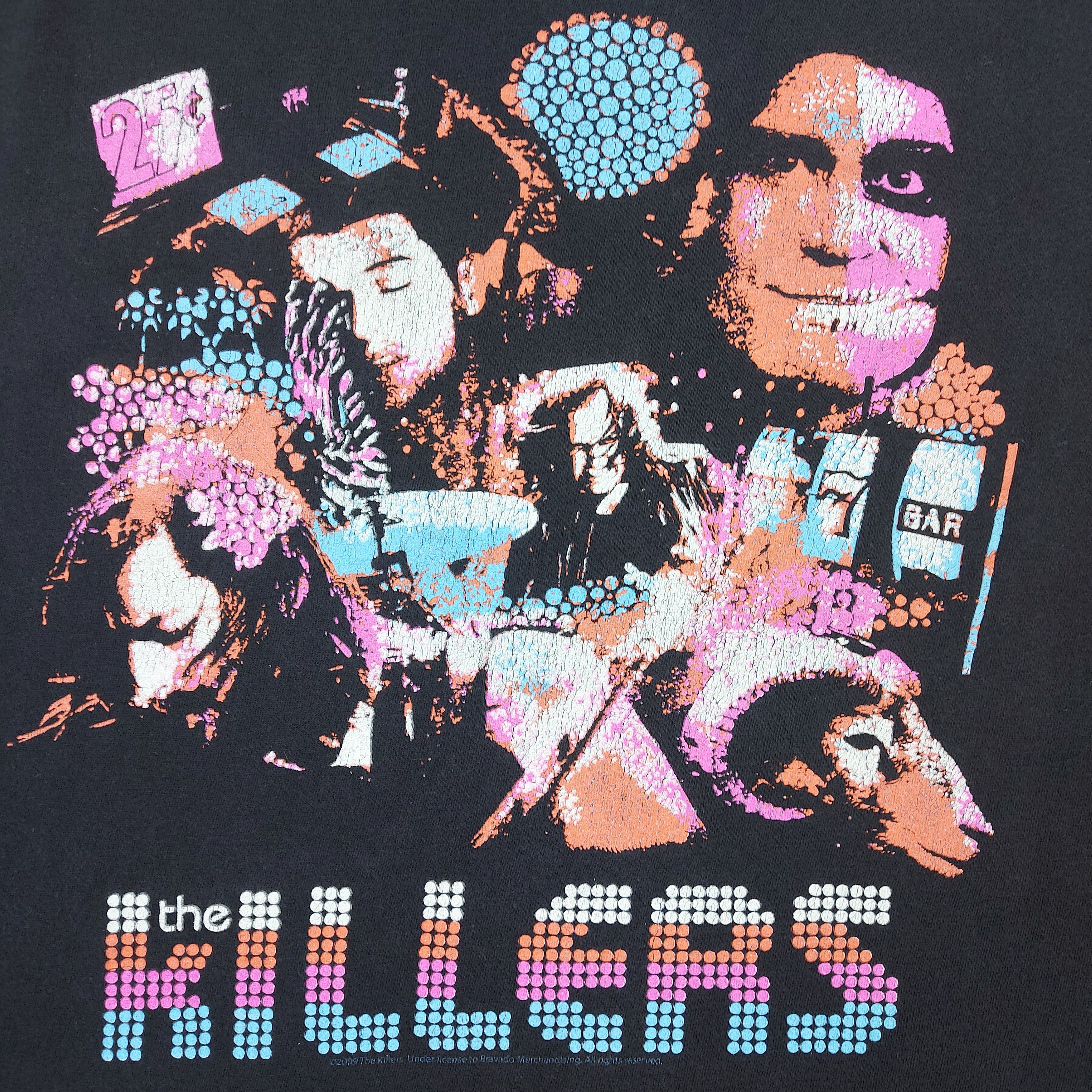 Band Tees × Vintage Vintage 2009 The Killers Band Merch Official TEE Size US XL / EU 56 / 4 - 2 Thumbnail