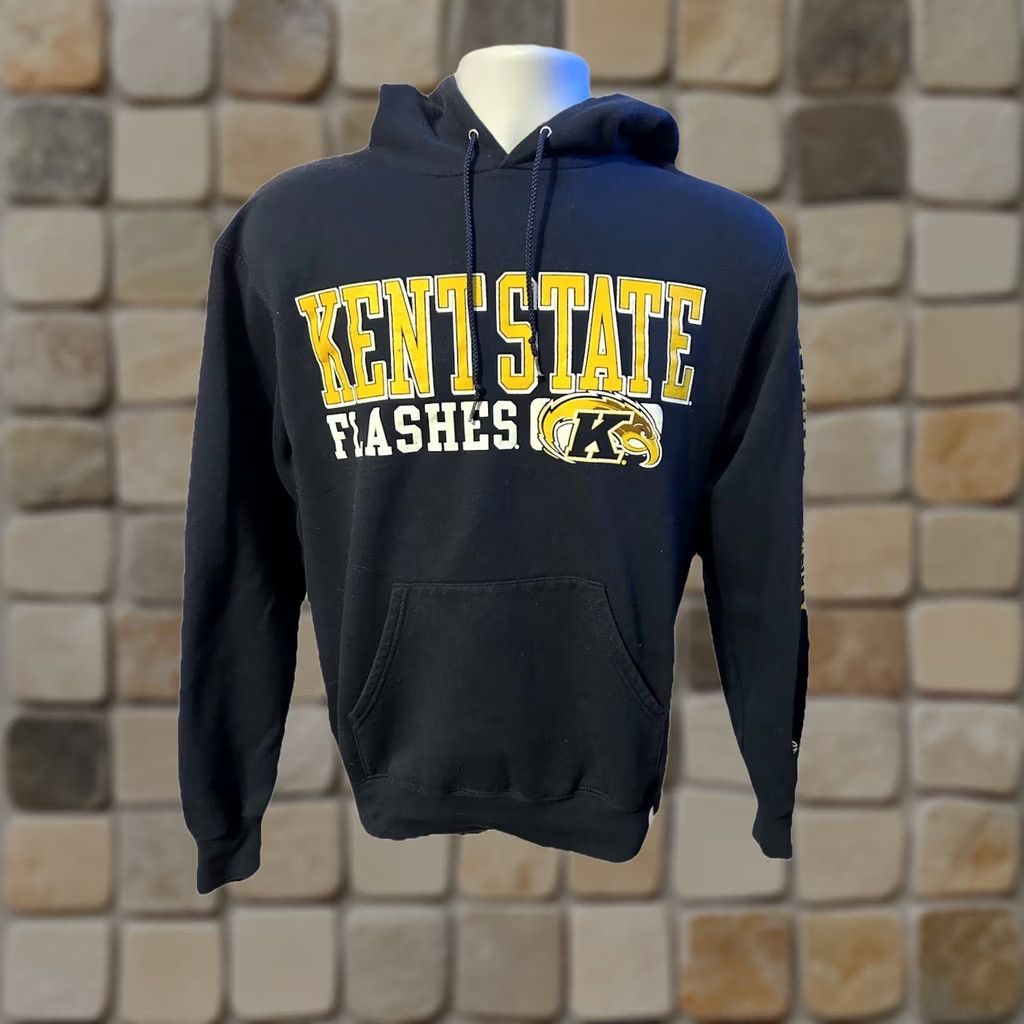 Champion VINTAGE Kent State University Flashers Hoodie Pullover Adult Small Navy Champion Size US S / EU 44-46 / 1 - 1 Thumbnail