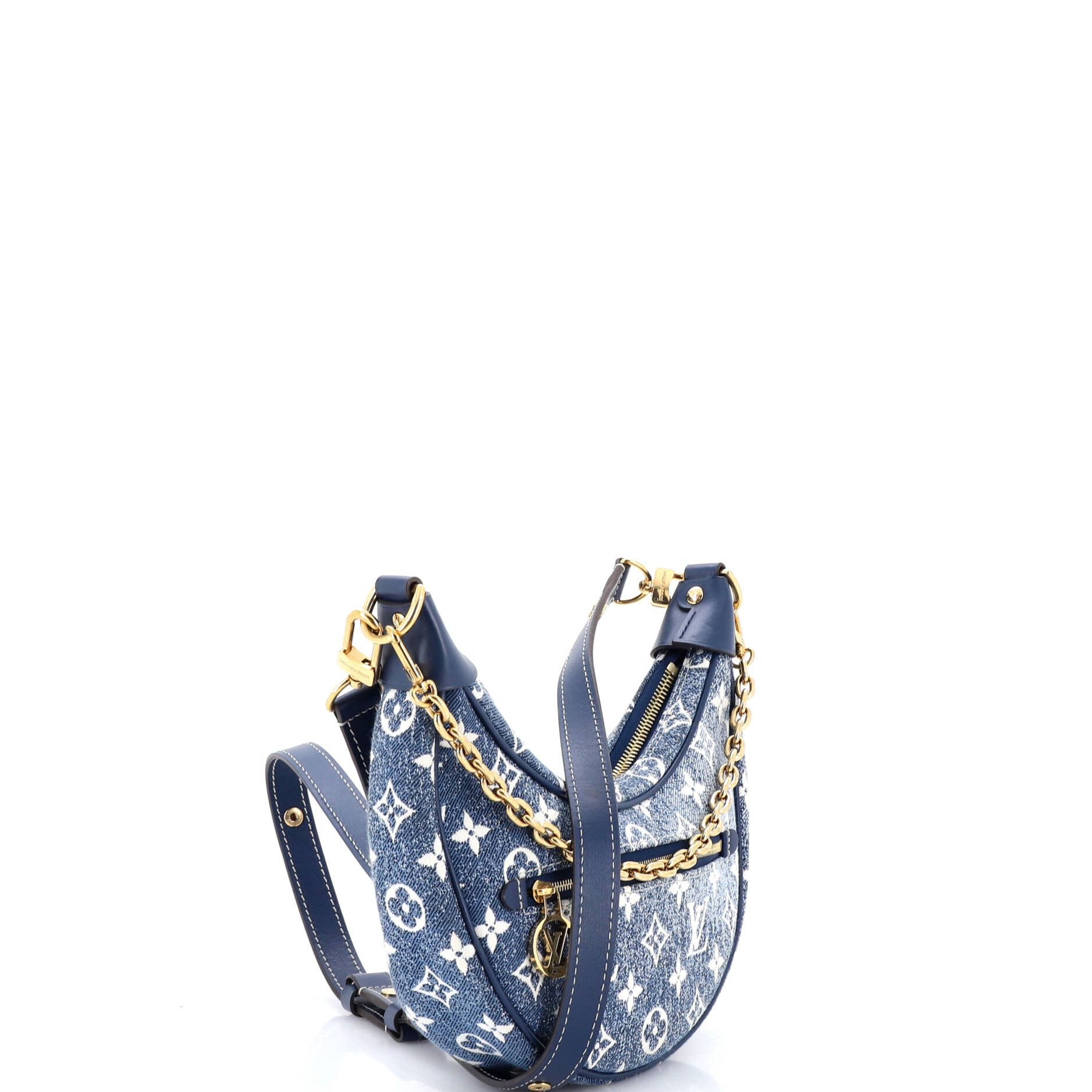 Louis Vuitton Loop Handbag Monogram Jacquard Denim Size ONE SIZE - 1 Thumbnail