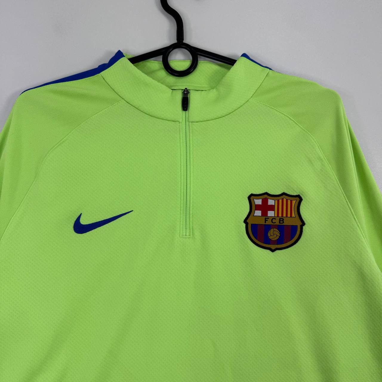 Nike Nike FC Barcelona Training Drill Top Green Dri Fit 1/4 ZipXL Size US XL / EU 56 / 4 - 3 Thumbnail
