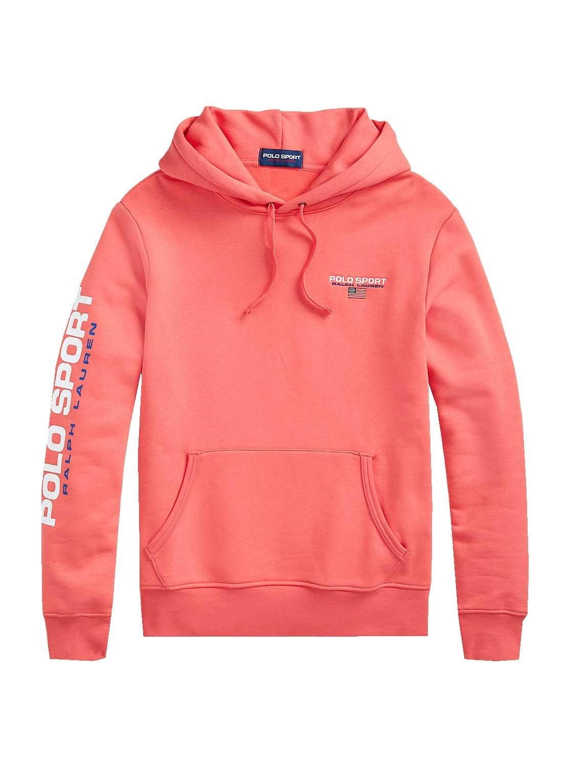 Polo Ralph Lauren Polo Sport Amalfi Red Hooded Sweatshirt Size US L / EU 52-54 / 3 - 1 Thumbnail