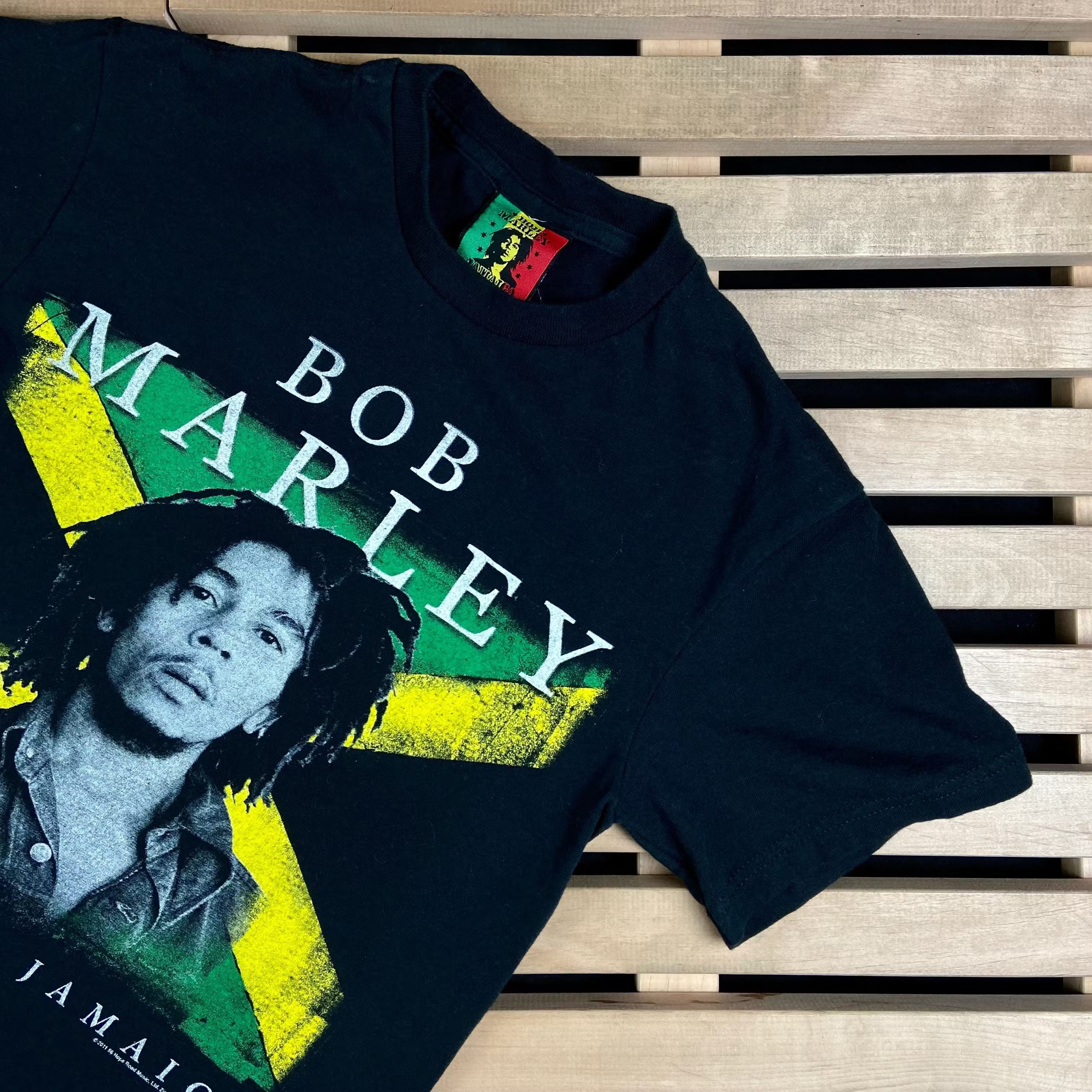 Band Tees × Bob Marley × Vintage Vintage T Shirt Bob Marley Kingston Jamaica 2011 Size S Size US S / EU 44-46 / 1 - 2 Thumbnail