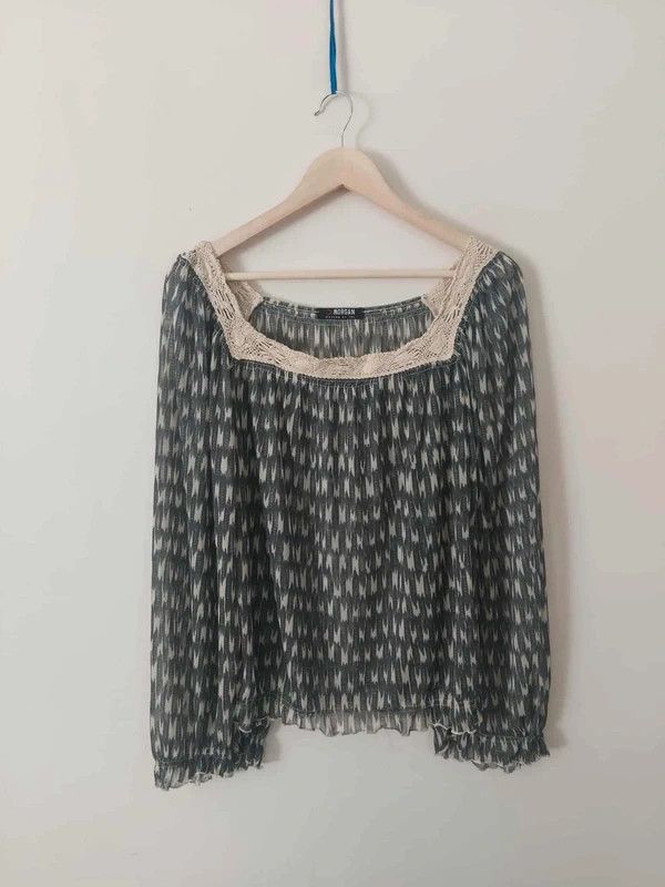 Vintage Vintage long sleeved top Size L / US 10 / IT 46 - 6 Thumbnail