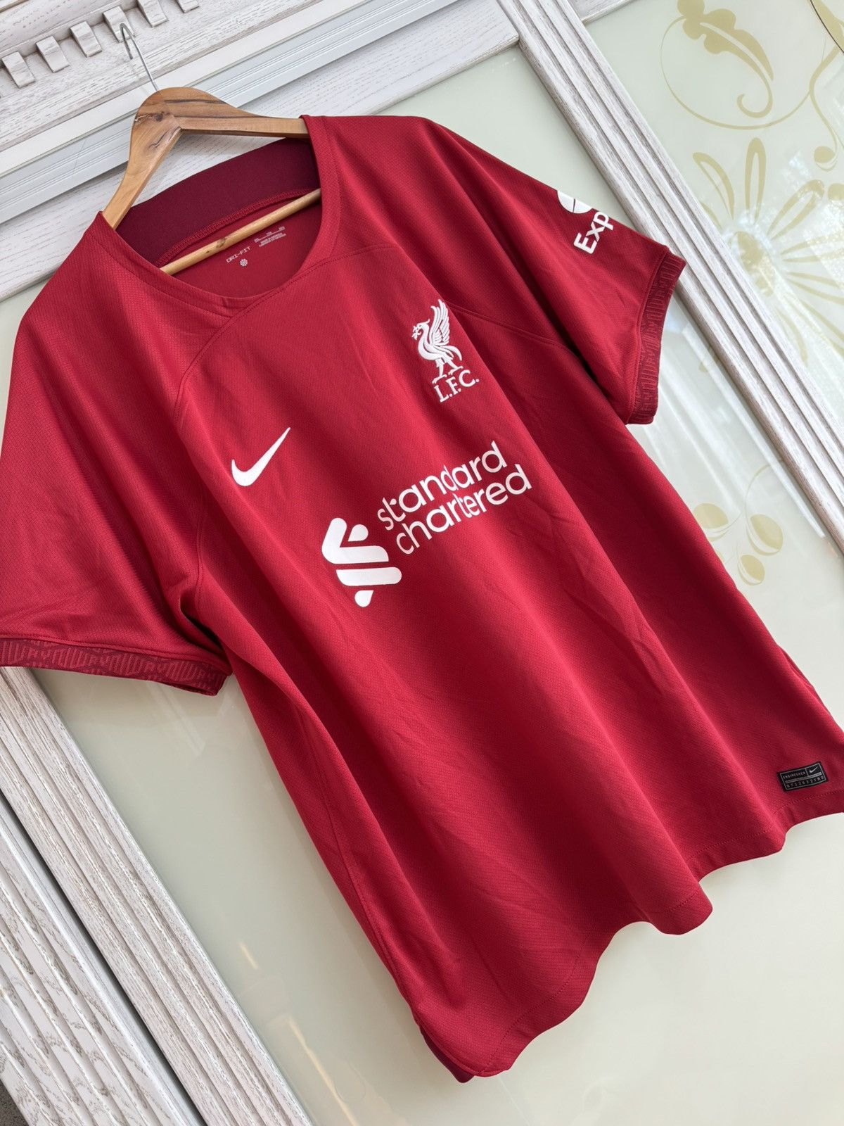 Nike Liverpool 2022-2023 Home Soccer Jersey Football Kit Shirt Size US XXL / EU 58 / 5 - 4 Thumbnail