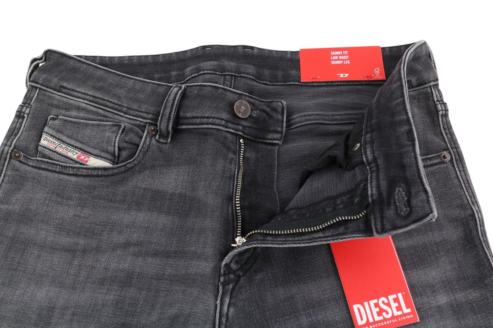 Diesel 1979 SLEENKER 0EIAG W31/L32 Skinny Low Waist Jeans 40916 Size US 31 - 5 Thumbnail