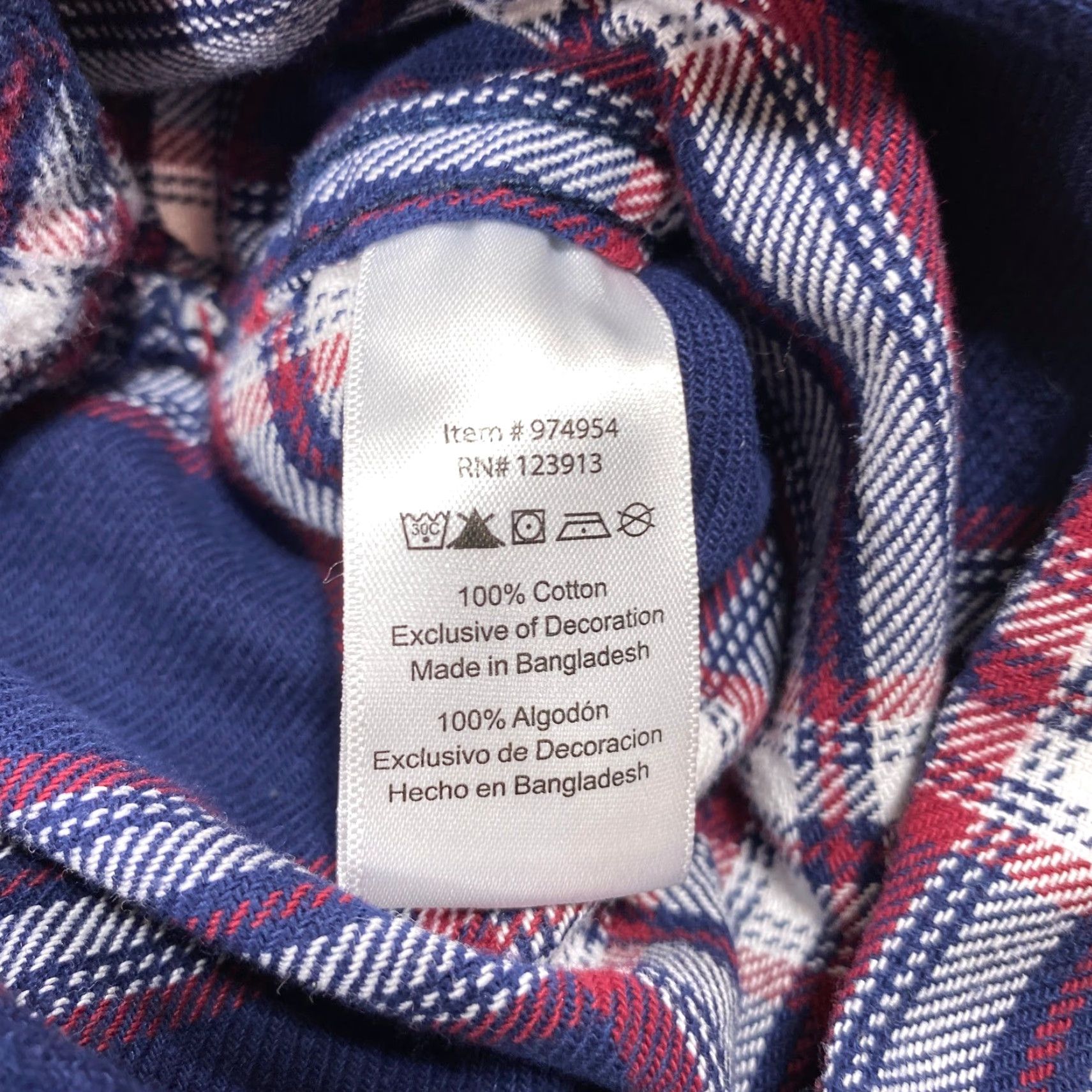 Vintage JACHS Flannel Shirt Mens Large Navy Red Plaid Button Up Long Sleeve Heavy Navy Blue Red White Button-Up Casual Workwear Outdoor 90s Collegiate Mens Size US L / EU 52-54 / 3 - 4 Thumbnail