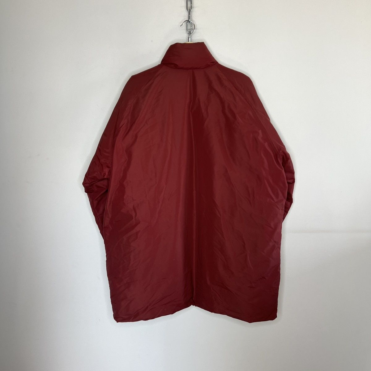 Moncler Vintage 90s Moncler Puffer Goose Down Jacket Red Nylon Size US XXL / EU 58 / 5 - 10 Thumbnail