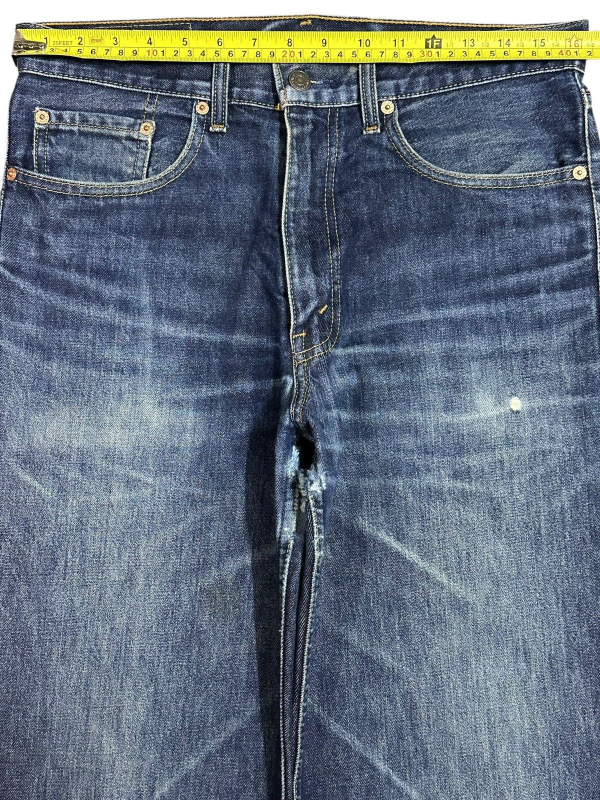 Levi's Vintage Levis 508 Blue Wash Style Baggy Jeans Size US 32 / EU 48 - 13 Thumbnail