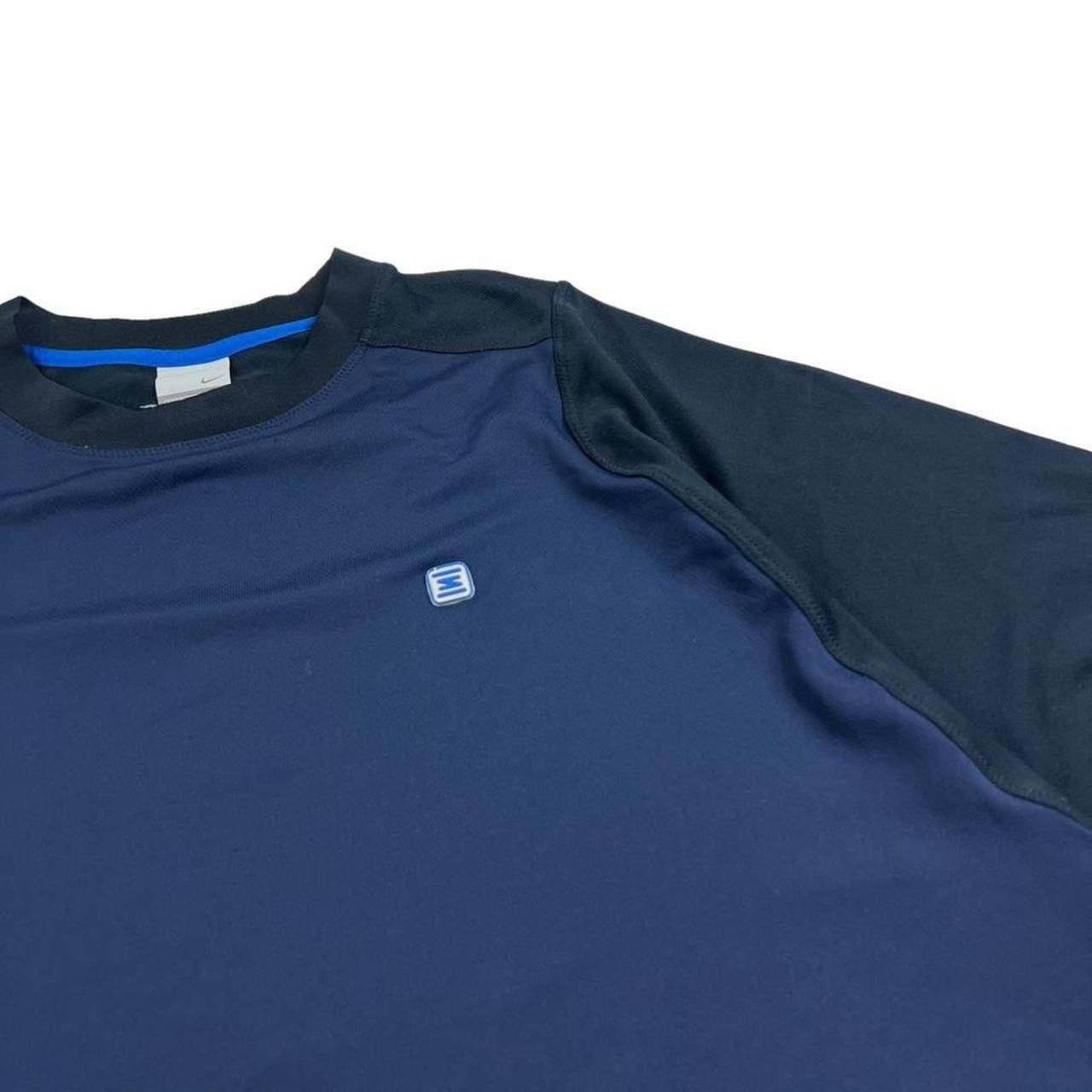 Nike Vintage 2000s Nike Shox Navy Blue T-Shirt - Extra Large Size US XL / EU 56 / 4 - 2 Thumbnail