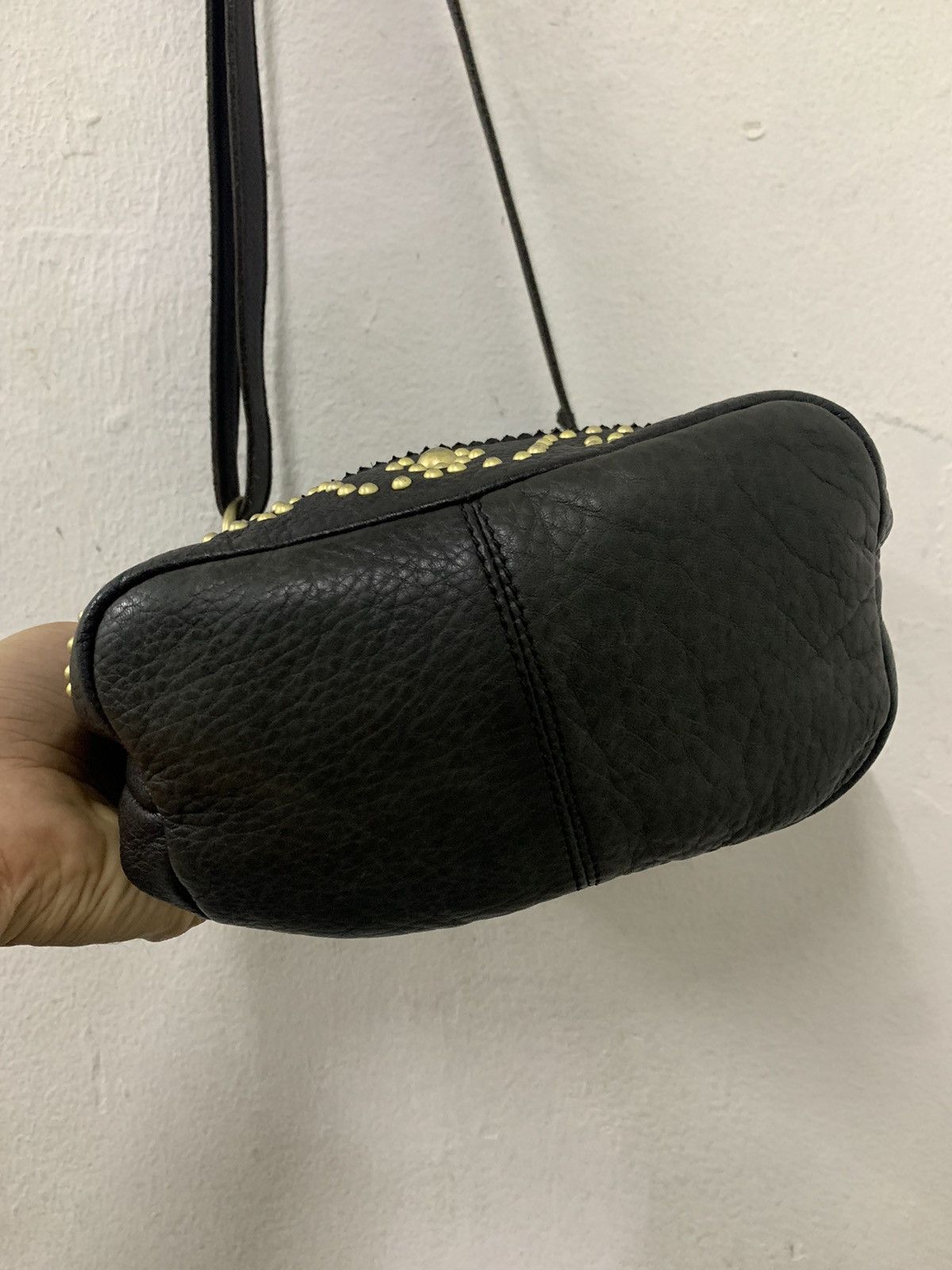 Beams Japan × Leather Ray Beams Beaure Shoulder Leather Studded Bag Size ONE SIZE - 8 Thumbnail
