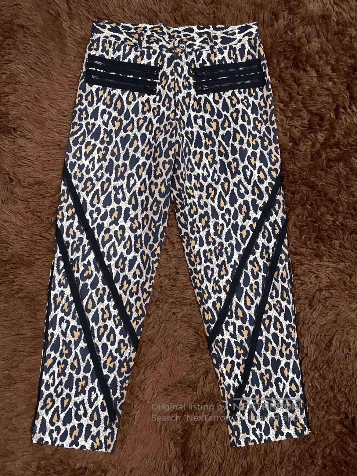 Number (N)ine Sz 2 Number Nine 03AW Leopard Cargo Pants. Size US 30 / EU 46 - 1 Thumbnail
