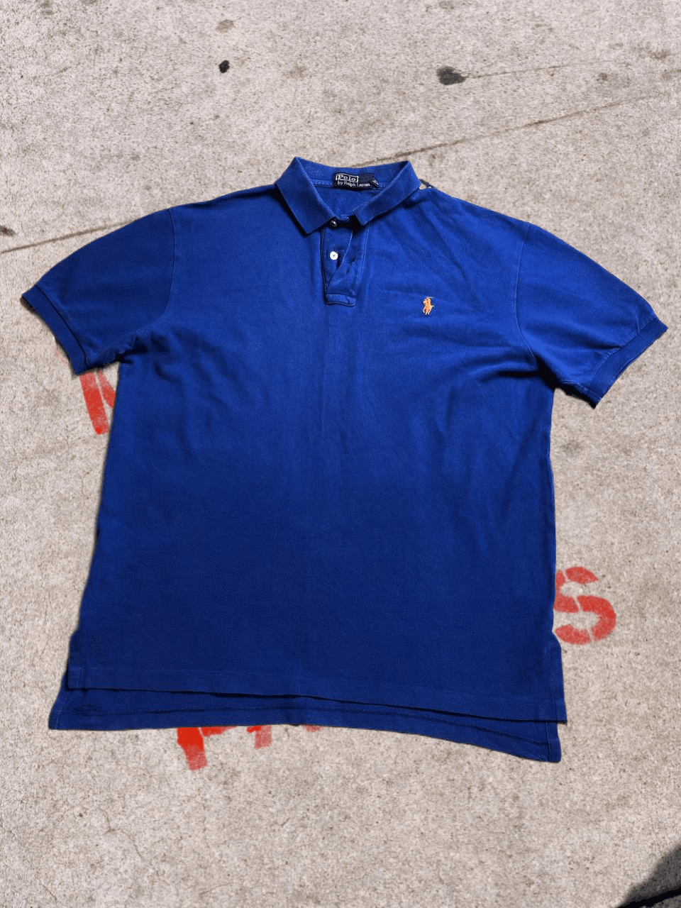 Polo Ralph Lauren Ralph Lauren blue polo shirt with a small embroidered LOGO Size US L / EU 52-54 / 3 - 1 Thumbnail
