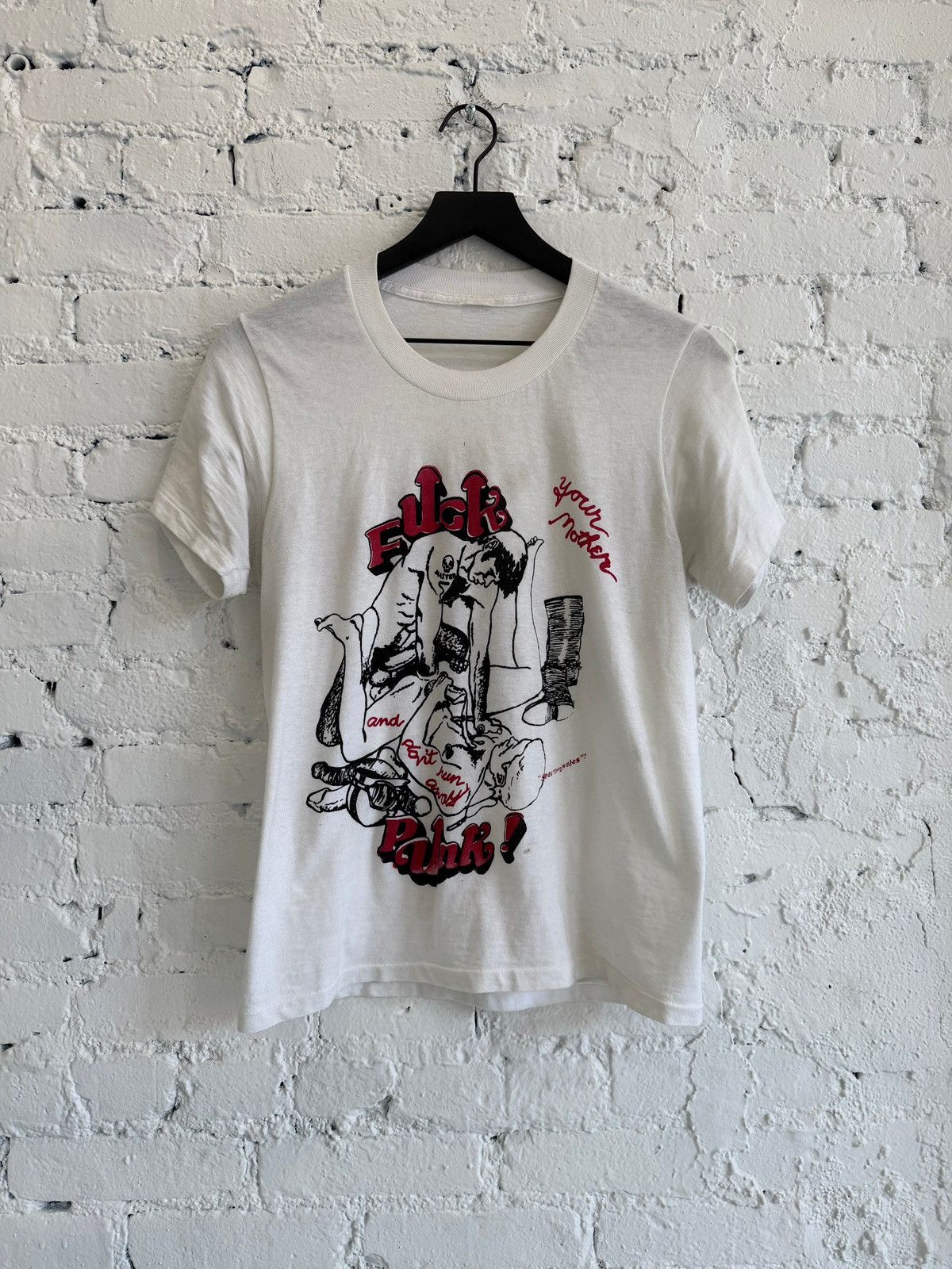 Vintage 1980s SEDITIONARIES ‘FUCK PUNK’ TEE Size US M / EU 48-50 / 2 - 1 Thumbnail
