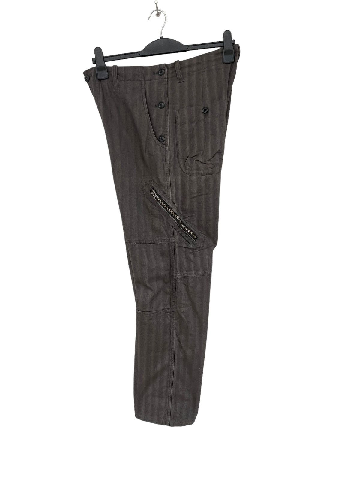 PPFM Vintage PPFM Loose Wide Leg HBT Striped Trouser Pant Size US 32 / EU 48 - 19 Thumbnail