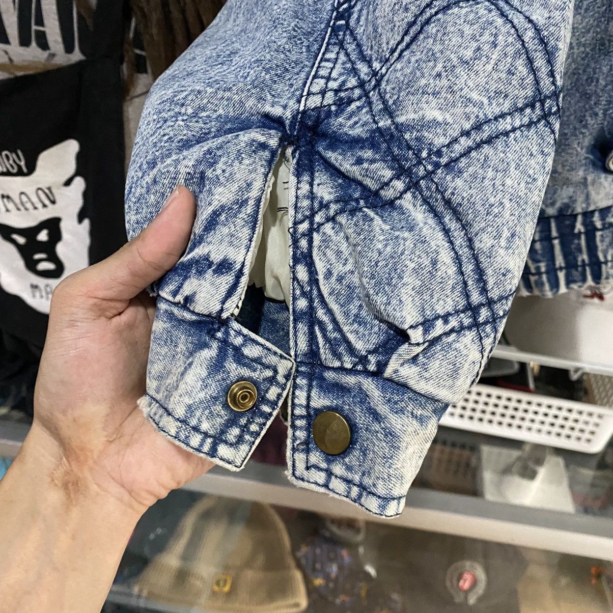 If Six Was Nine × Japanese Brand 💥 vintage Japanese denim bomber by Bobson Size US M / EU 48-50 / 2 - 6 Thumbnail