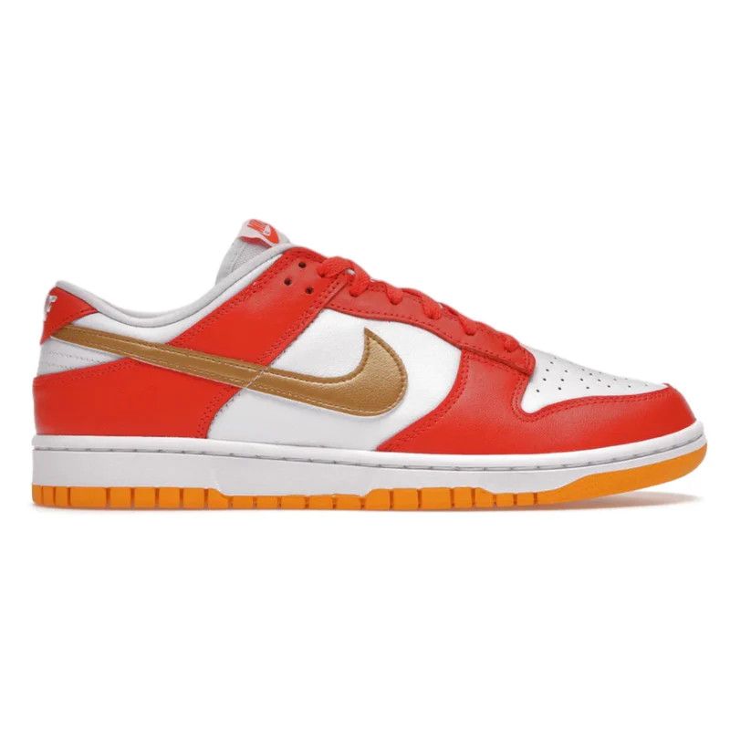 image of Nike Dunk Low University Gold (Steal) Shoes in Red, Women's (Size 6.5)