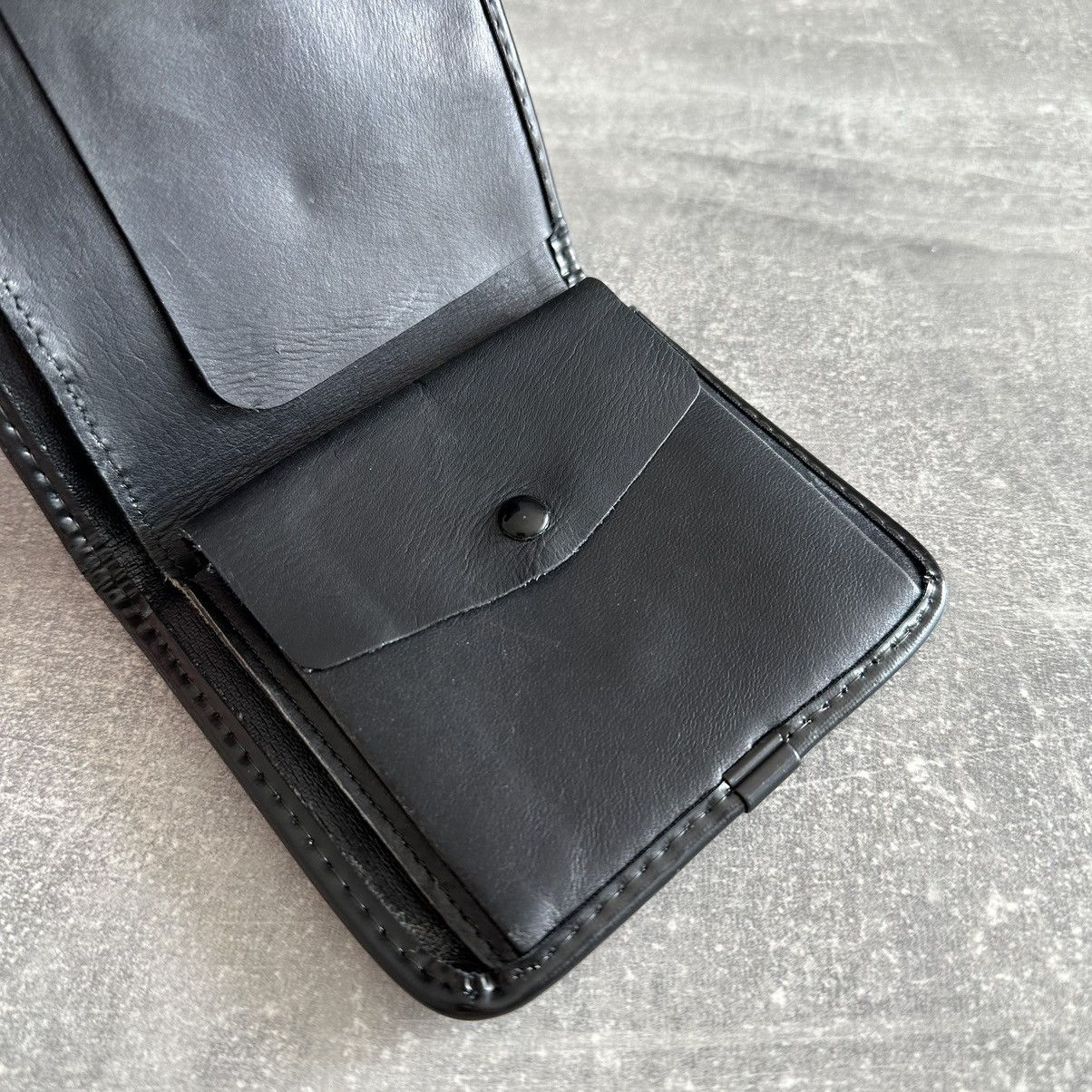Christian Dior Monsieur Dior Wallet Black Canvas Leather Vintage from 1980’ Size ONE SIZE - 9 Thumbnail