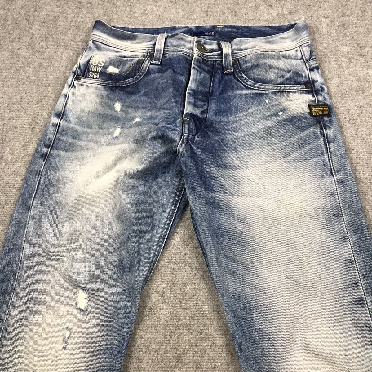 G-Star × Japanese Brand G STAR RAW DENIM BLUE FADED DENIM PANTS 144 Size US 30 / EU 46 - 5 Thumbnail