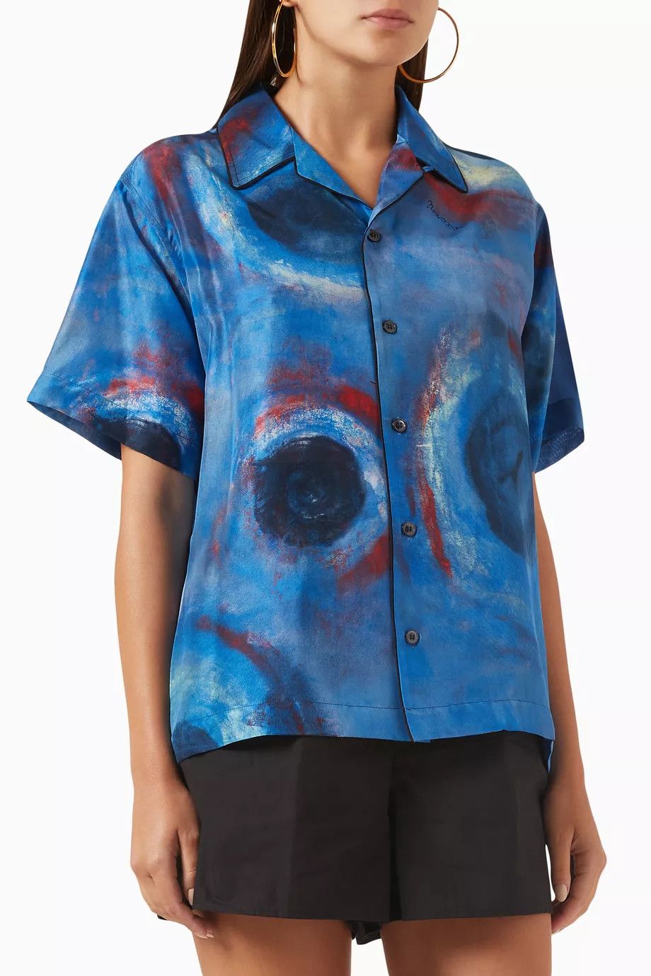 Marni o1y1125 Patterned Shirt in Multicolor Size S / US 4 / IT 40 - 1 Thumbnail