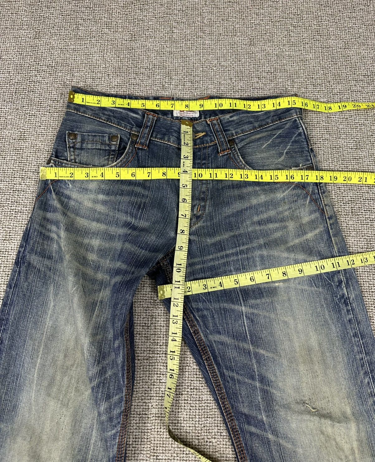 Edwin Vintage Edwin Exclusive Faded Thrash Denim 30x30 D768 Size US 30 / EU 46 - 9 Thumbnail