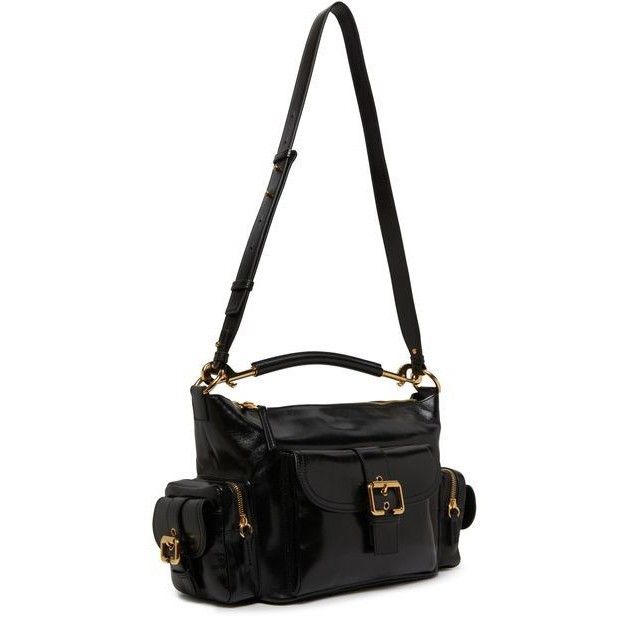 Chloe Chloe Camera Black Shiny Leather Shoulder Bag New & Authenti Size ONE SIZE - 2 Thumbnail