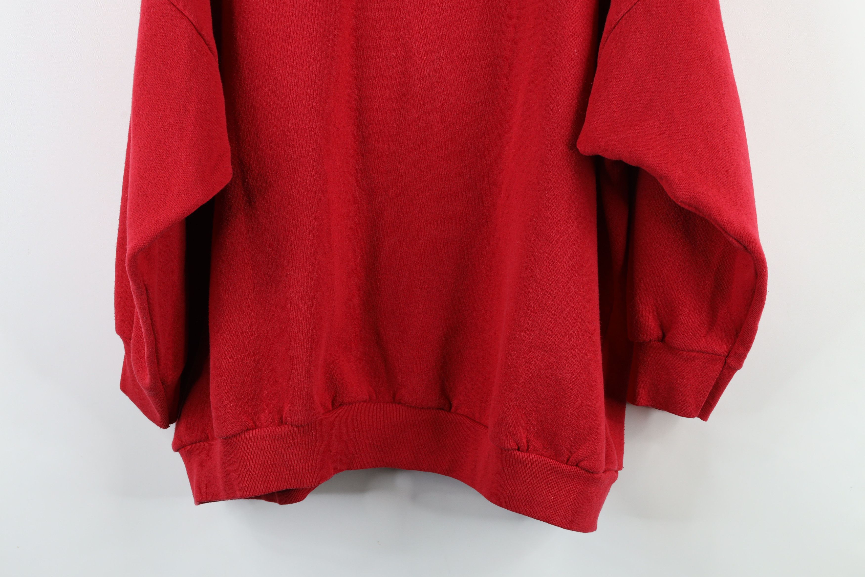 Vintage Vintage 90s Streetwear Christmas Santa Claus Sweatshirt USA Size 3XL / US 20-22 - 14 Thumbnail